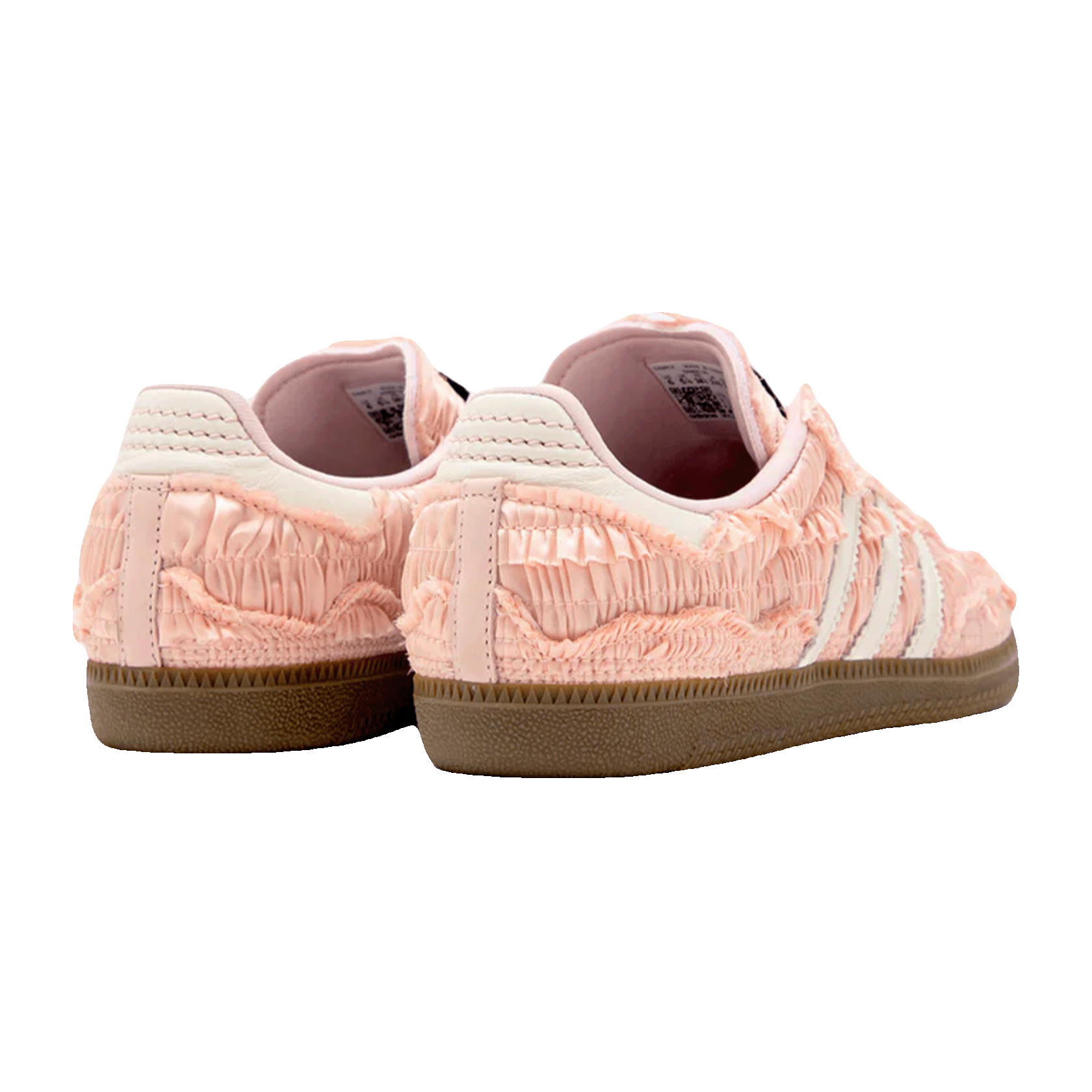 adidas Samba Reverie by Caroline Hú CLOT Pink Textured Silk Upper Back 2