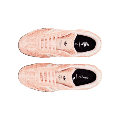 adidas Samba Reverie by Caroline Hú CLOT Pink Textured Silk Upper Sohle