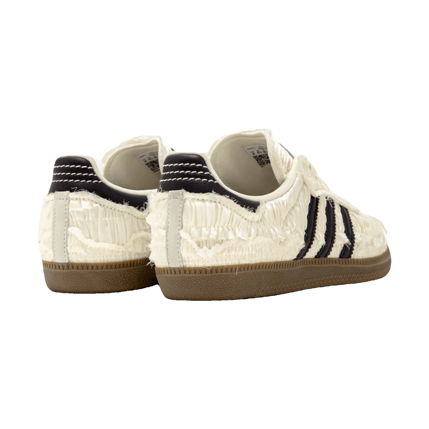 adidas Samba Reverie by Caroline Hú CLOT White Textured Silk Upper Back 2