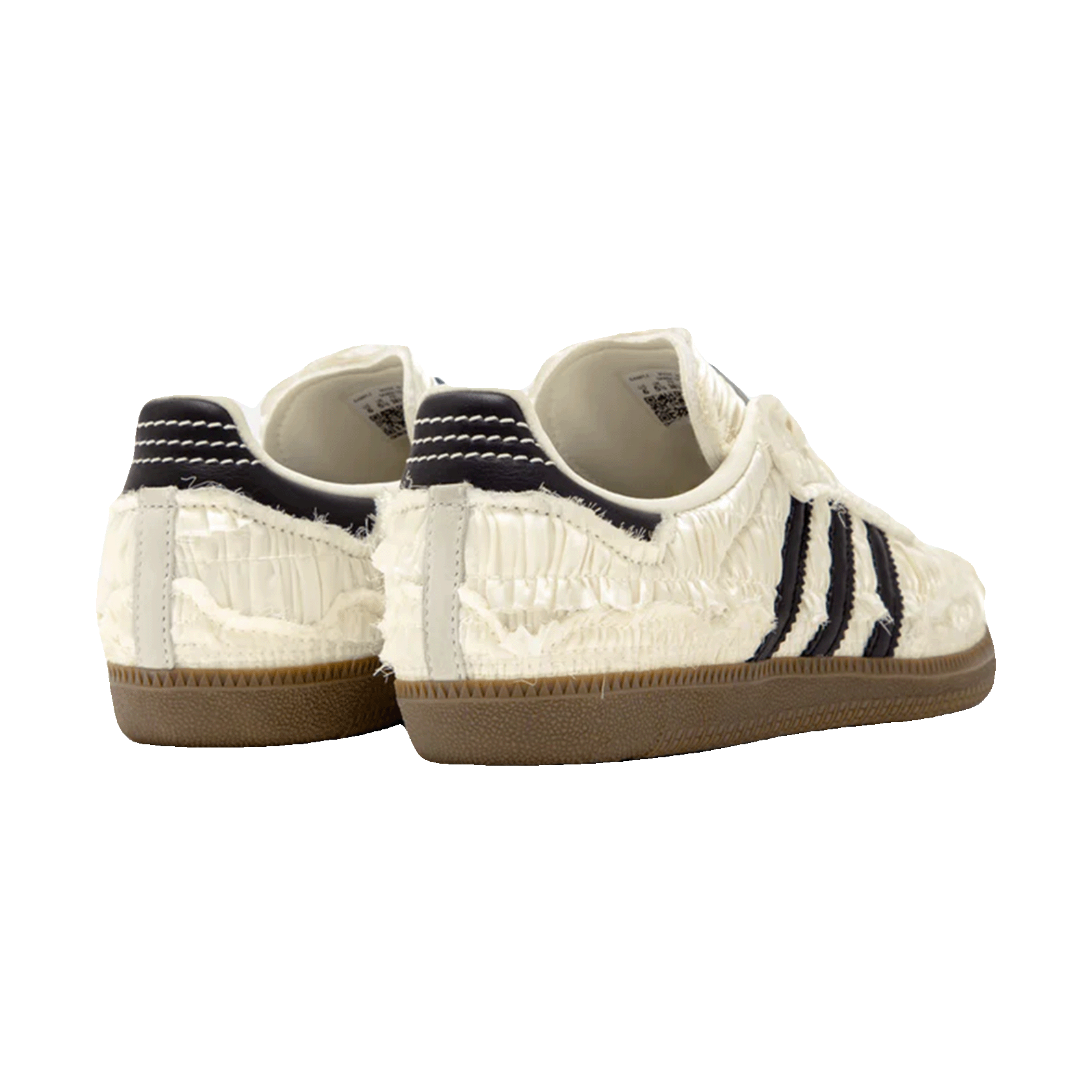 adidas Samba Reverie by Caroline Hú CLOT White Textured Silk Upper Back 2