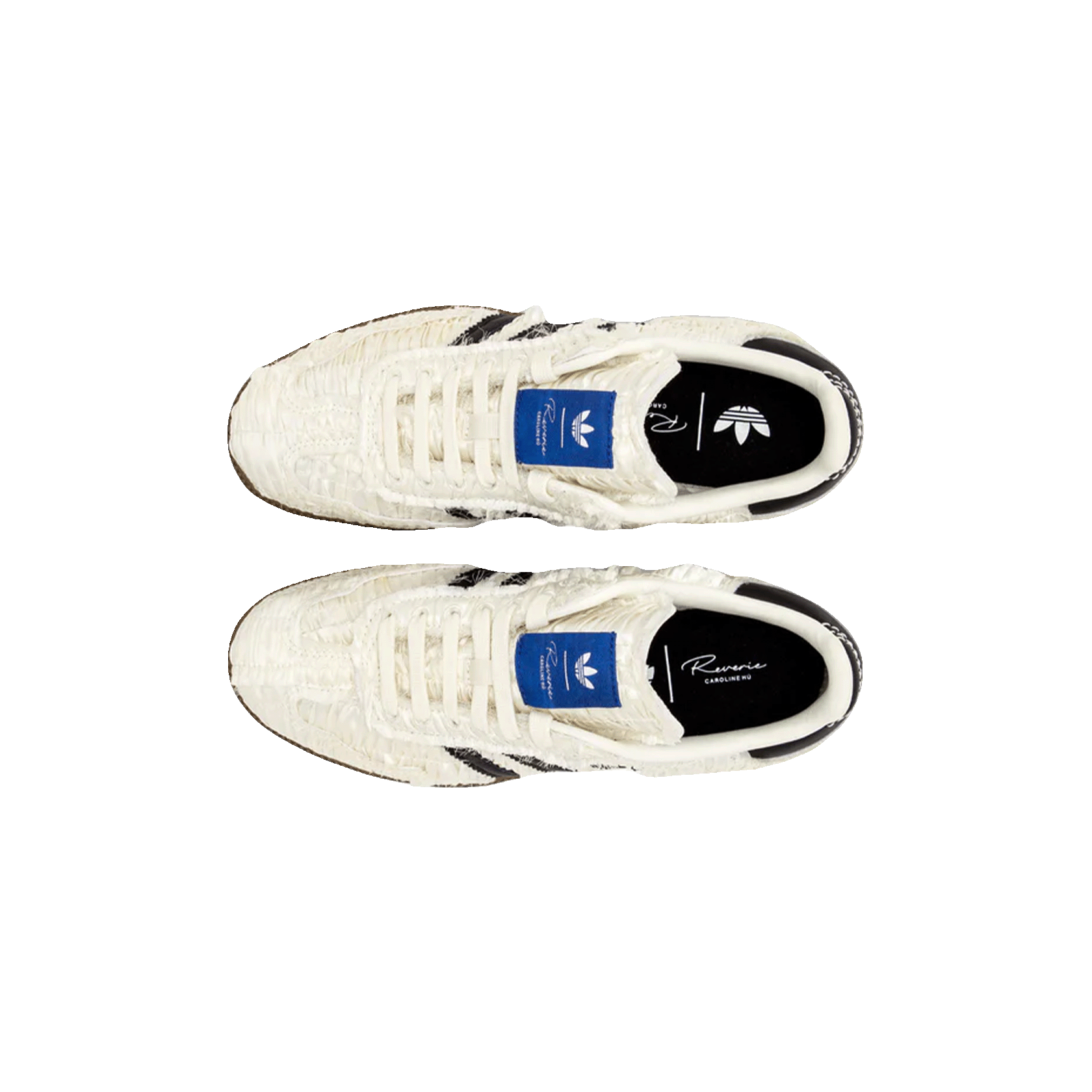adidas Samba Reverie by Caroline Hú CLOT White Textured Silk Upper Oben