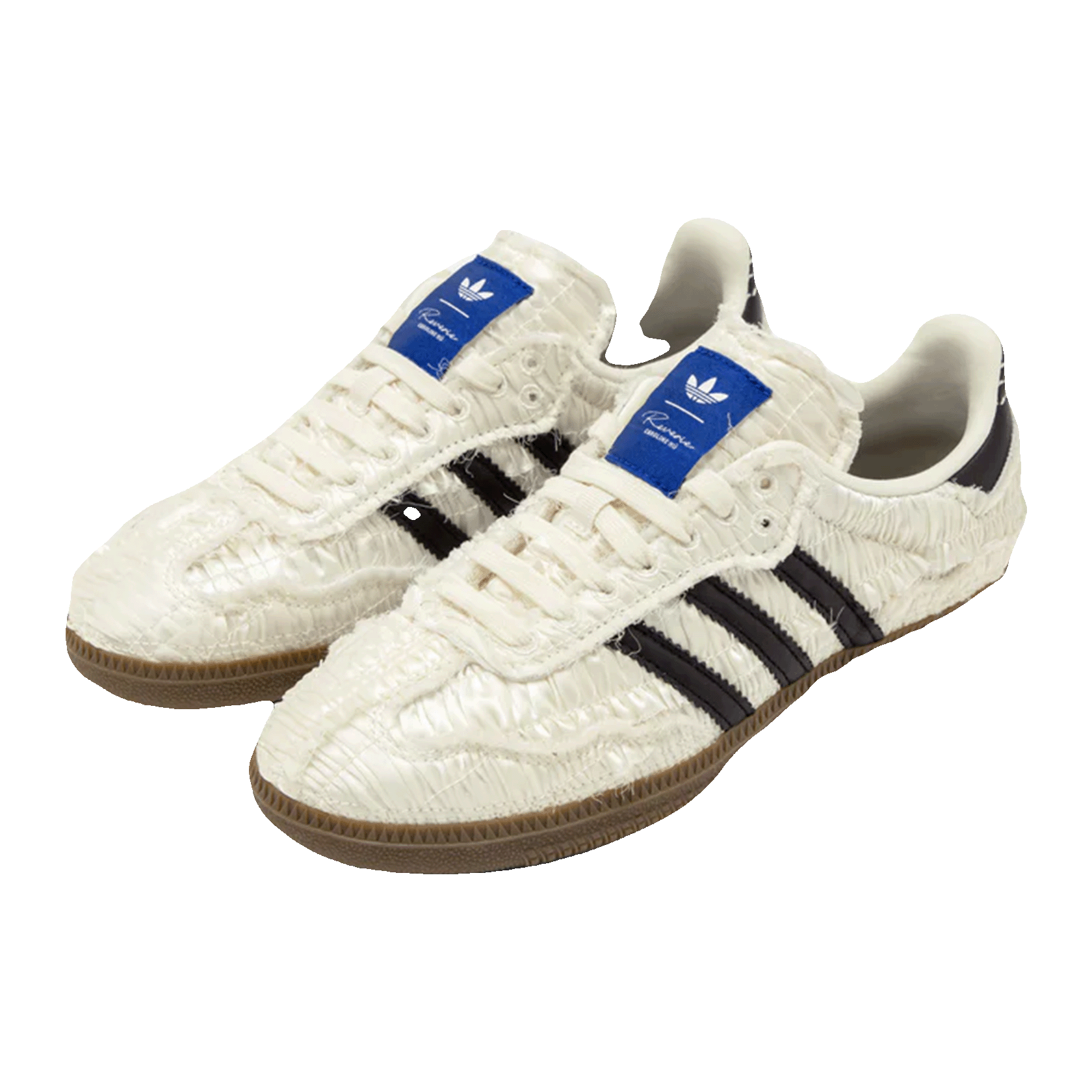 adidas Samba Reverie by Caroline Hú CLOT White Textured Silk Upper Side