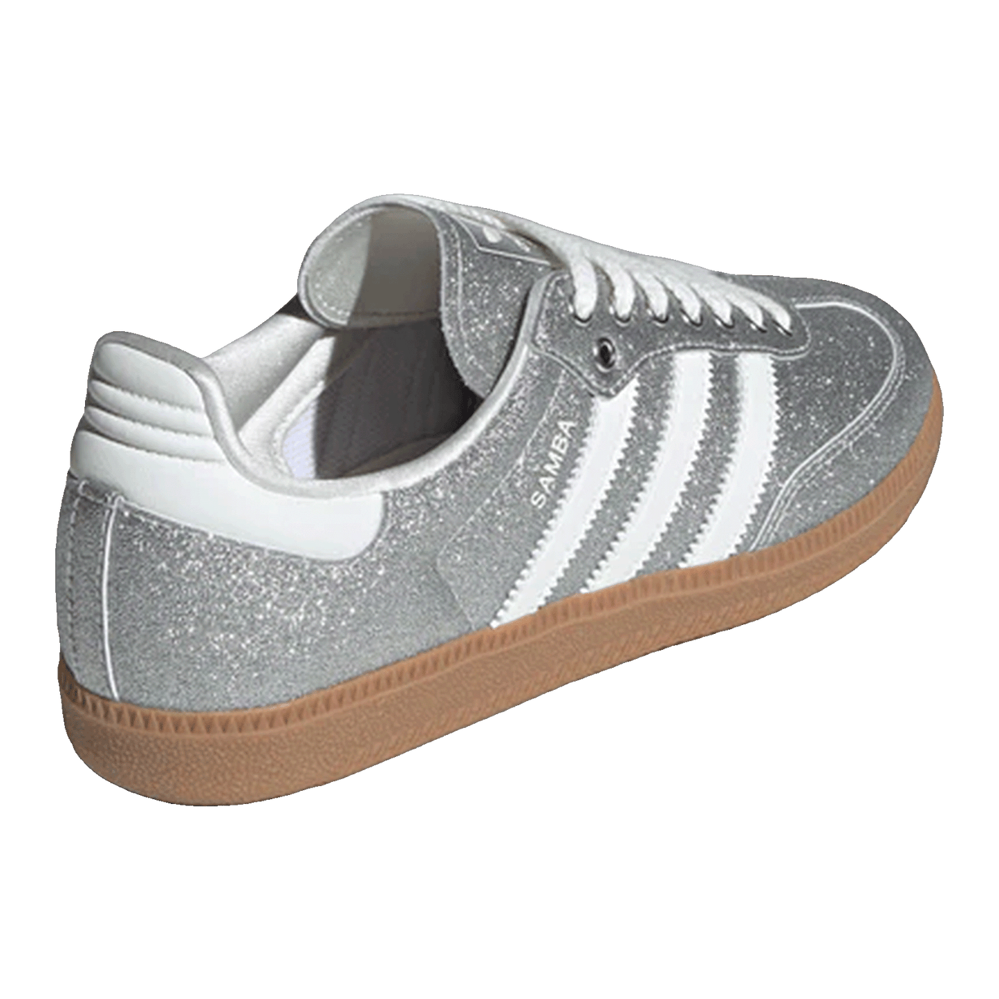 adidas Samba Shine Silver Metallic (W) Back KI6264