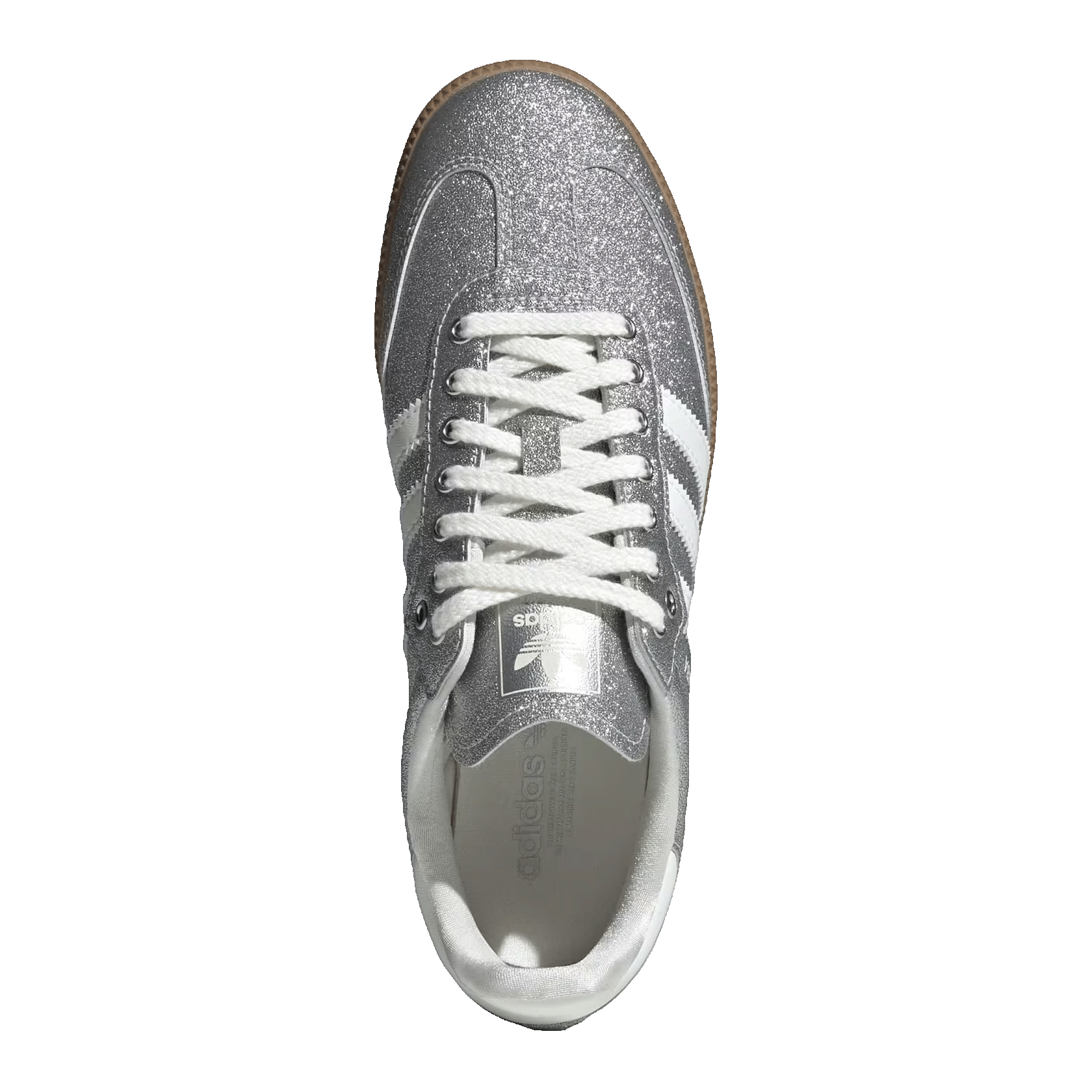 adidas Samba Shine Silver Metallic (W) Oben KI6264
