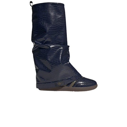 adidas Samba Snakeskin Boot Navy Olive (W) JQ8727