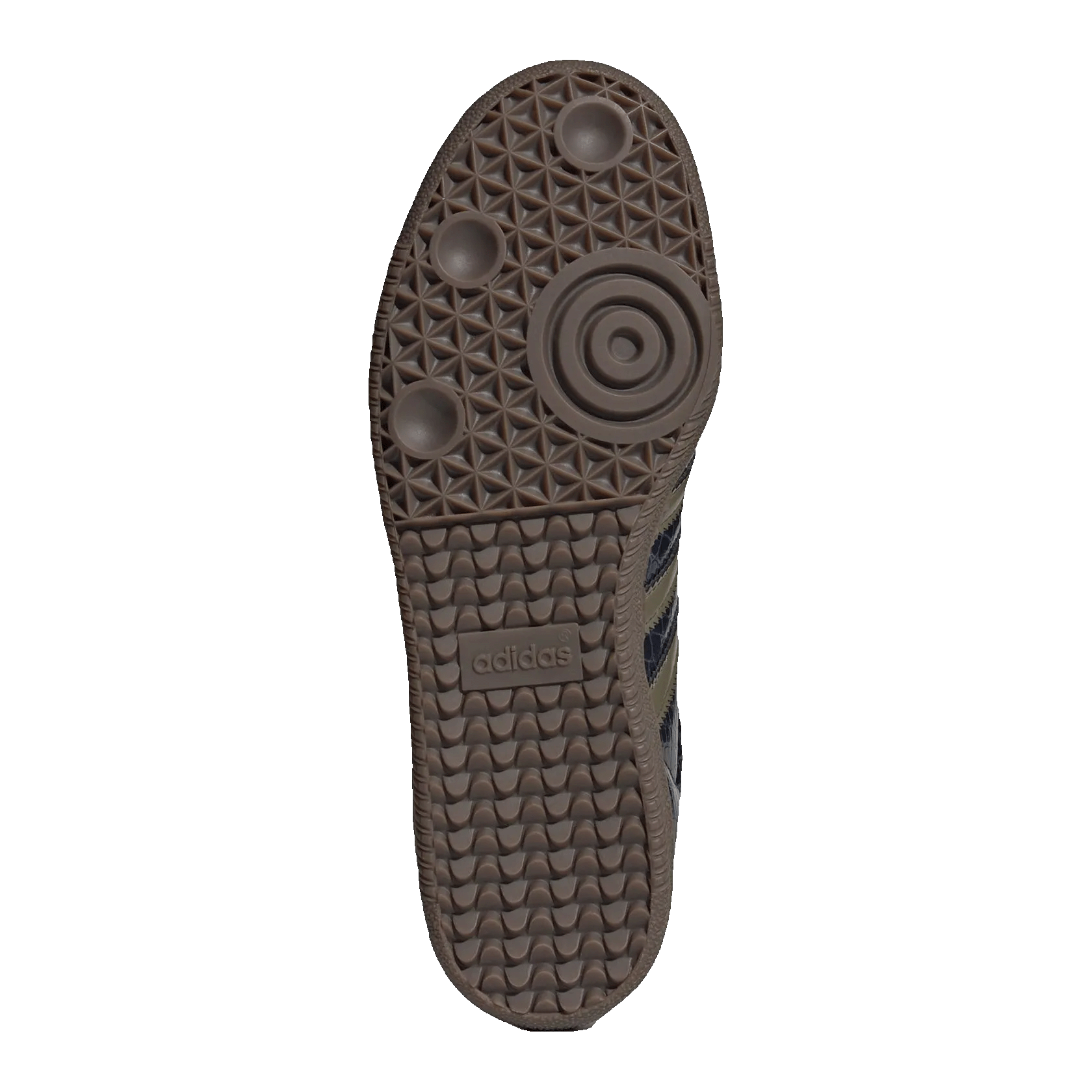 adidas Samba Snakeskin Boot Navy Olive (W) Sohle JQ8727