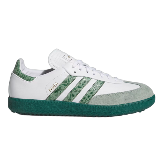 adidas Samba Spikeless Golf Barstool White Collegiate Green KJ1954