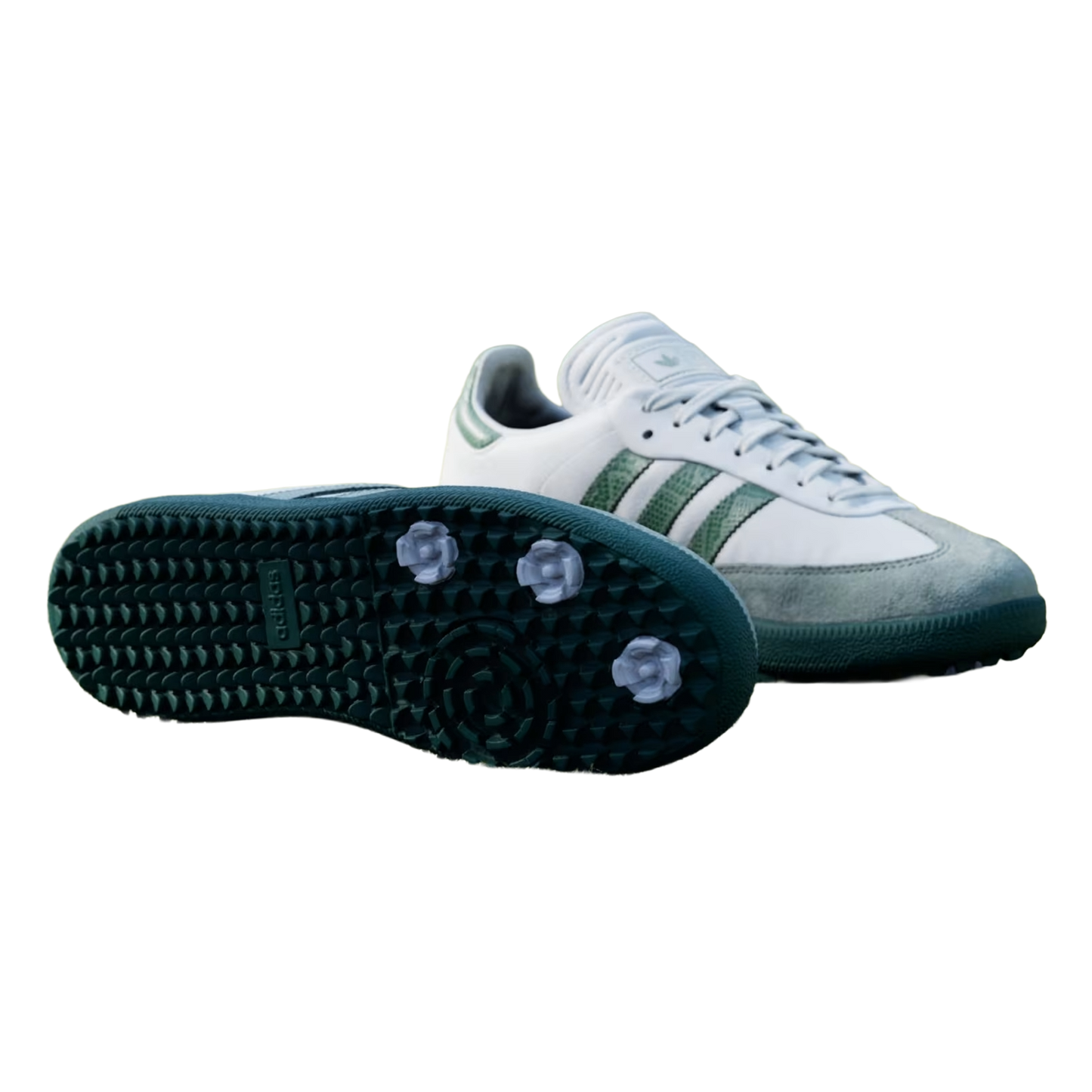 adidas Samba Spikeless Golf Barstool White Collegiate Green Sohle KJ1954