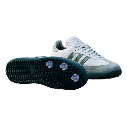 adidas Samba Spikeless Golf Barstool White Collegiate Green Sohle KJ1954
