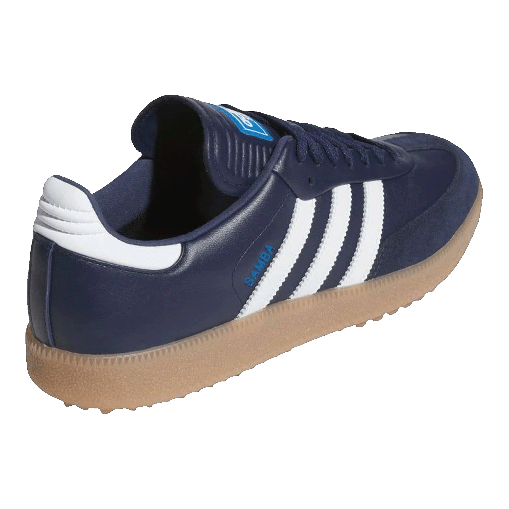 adidas Samba Spikeless Golf Night Indigo Cloud White Blue Bird Back JP8544