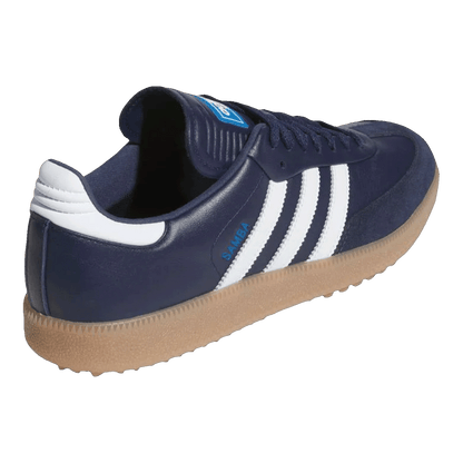 adidas Samba Spikeless Golf Night Indigo Cloud White Blue Bird Back JP8544