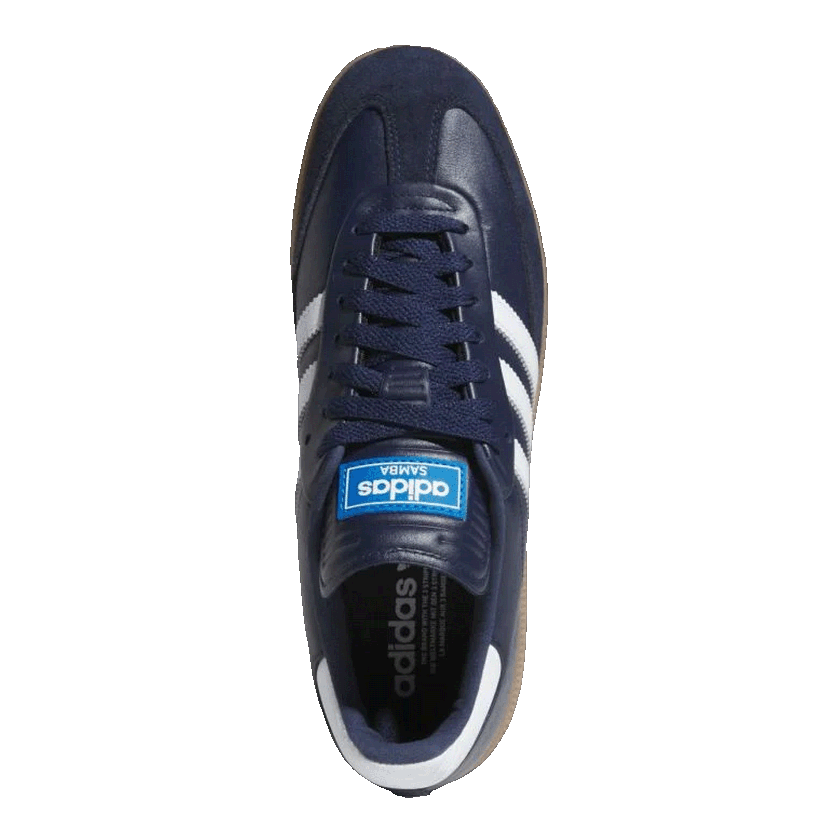 adidas Samba Spikeless Golf Night Indigo Cloud White Blue Bird Oben JP8544