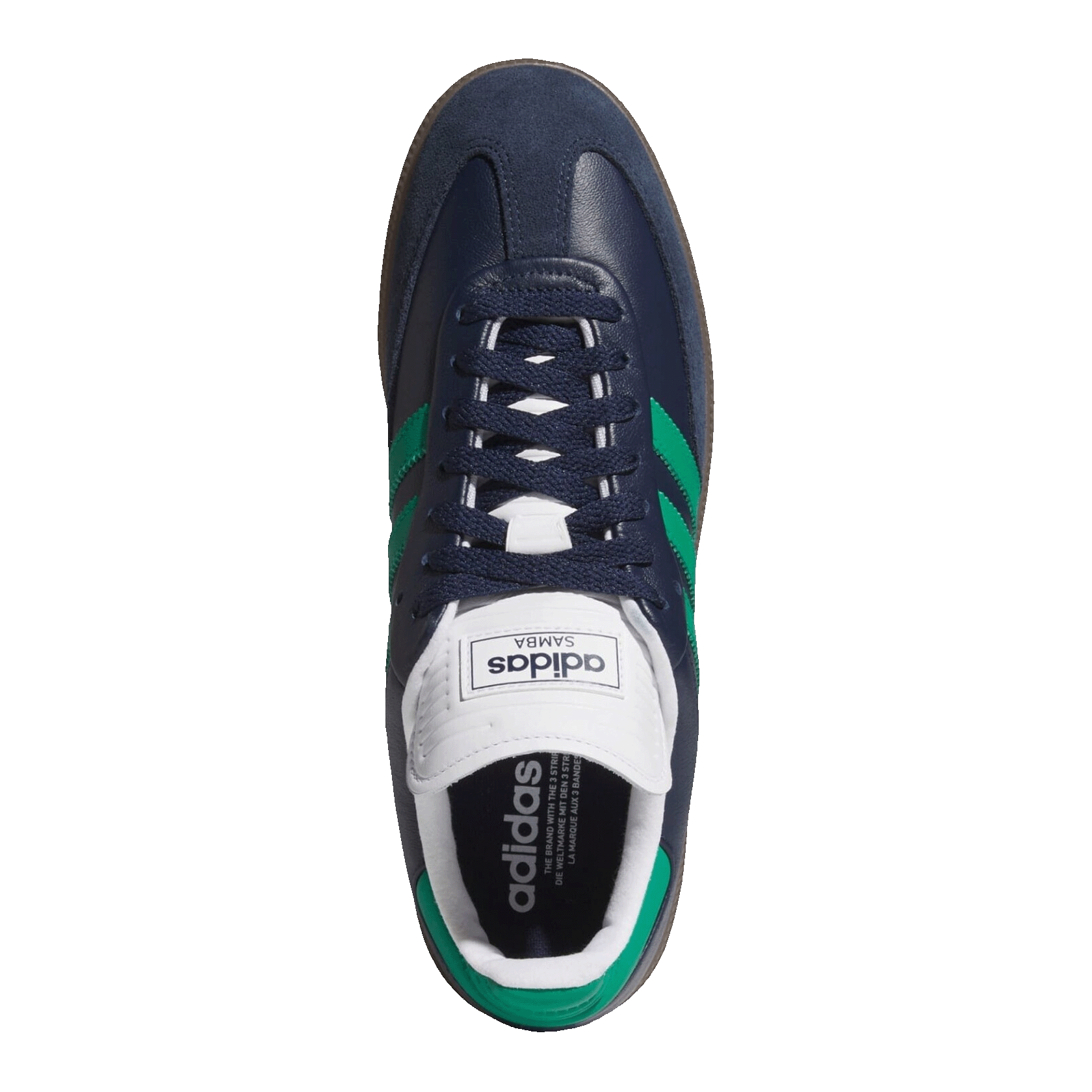 adidas Samba Spikeless Golf Night Indigo Court Green Oben HP7072