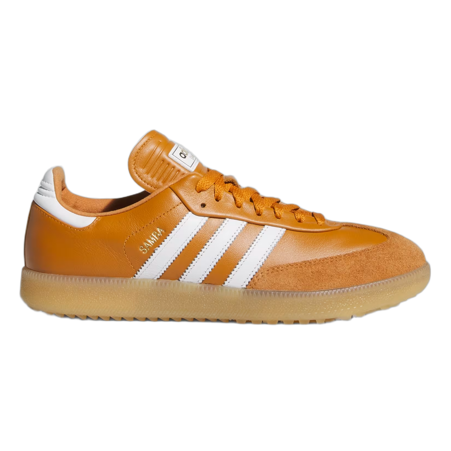 adidas Samba Spikeless Golf Rustic Orange White Gum JR4466