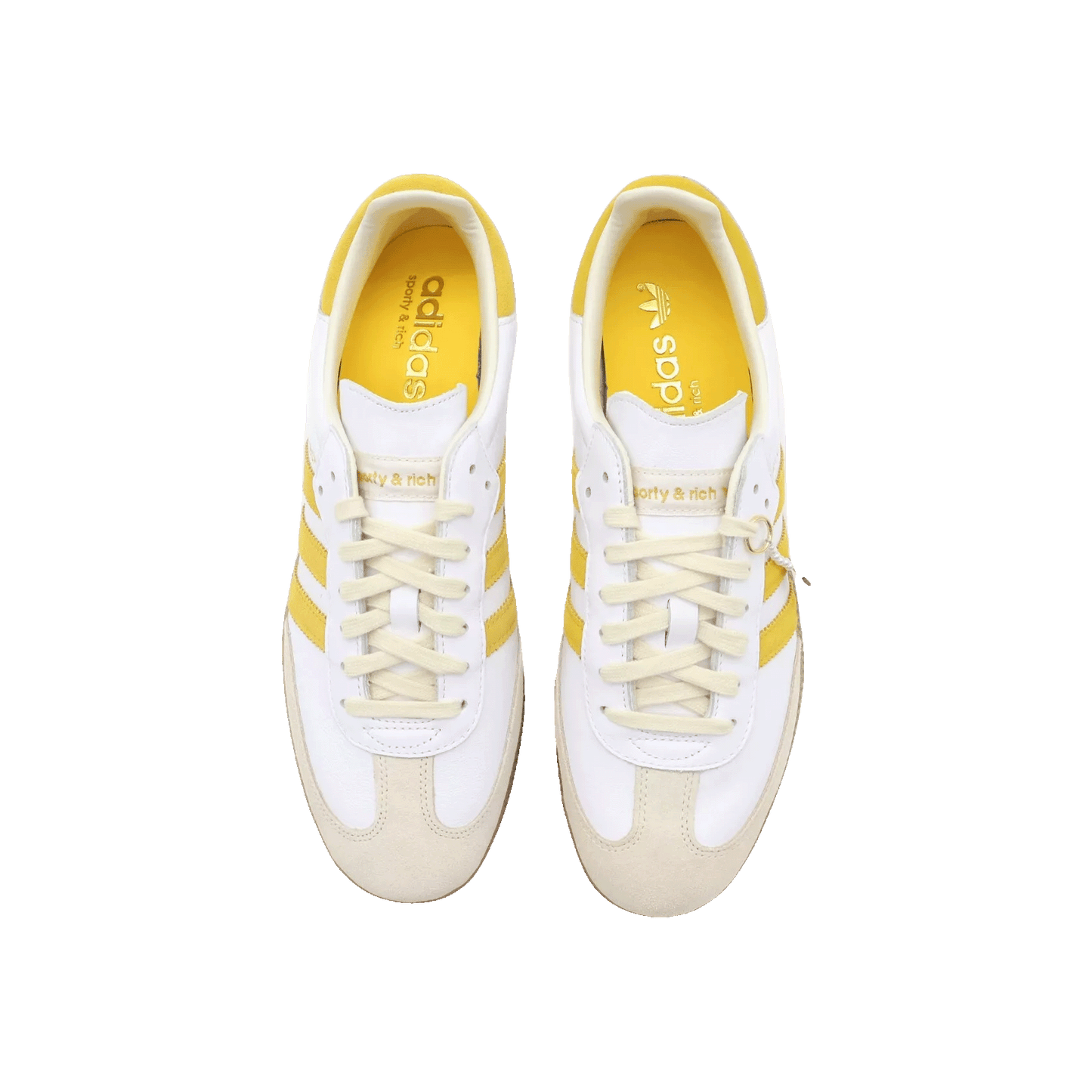 adidas Samba Sporty & Rich White Bold Gold Oben