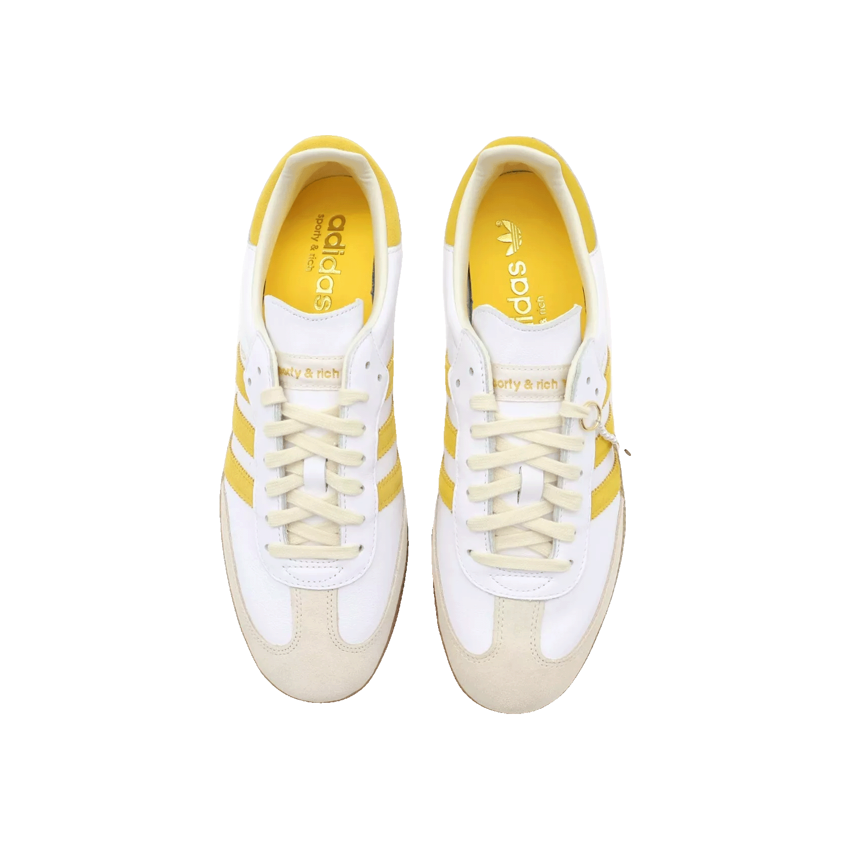 adidas Samba Sporty & Rich White Bold Gold Oben