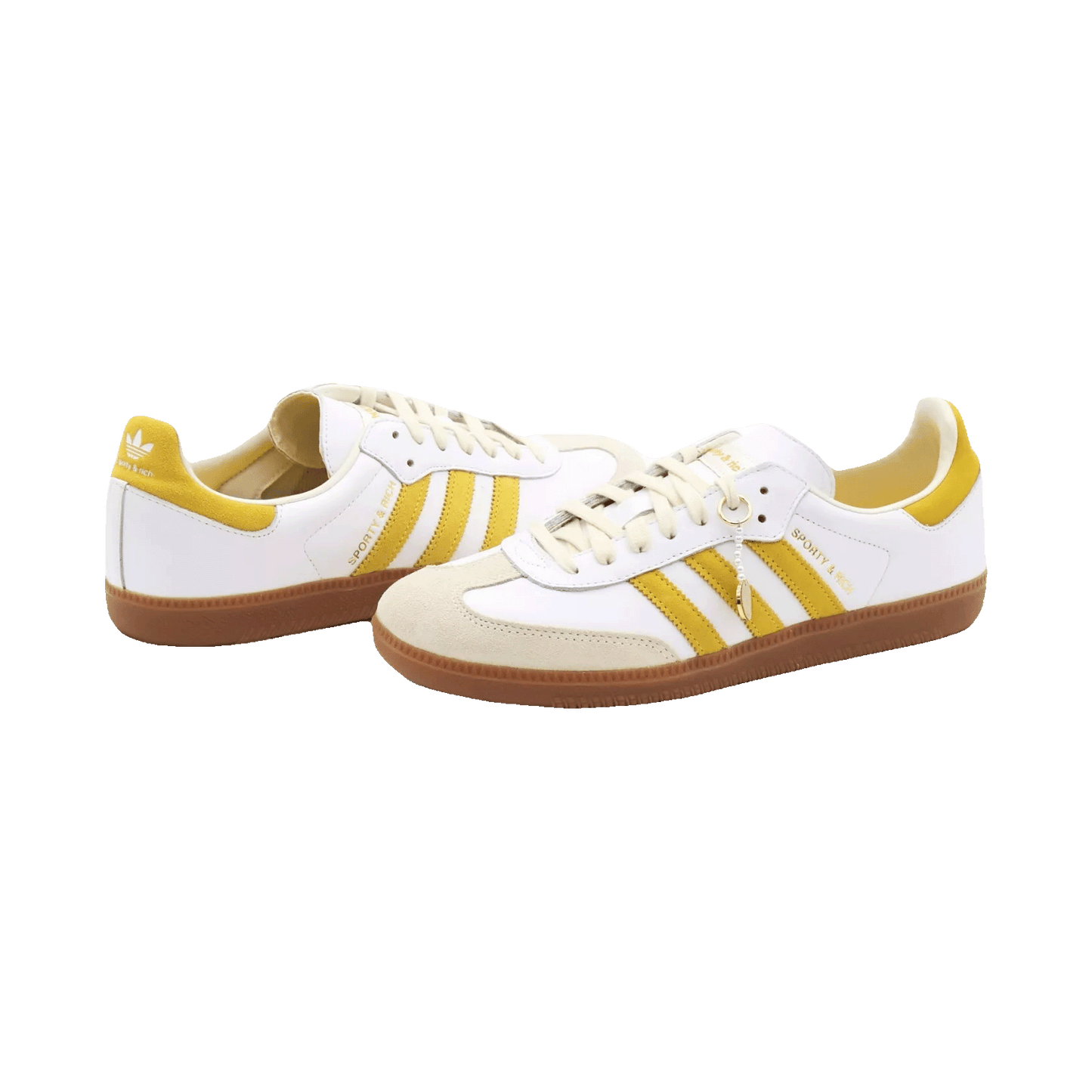 adidas Samba Sporty & Rich White Bold Gold Side