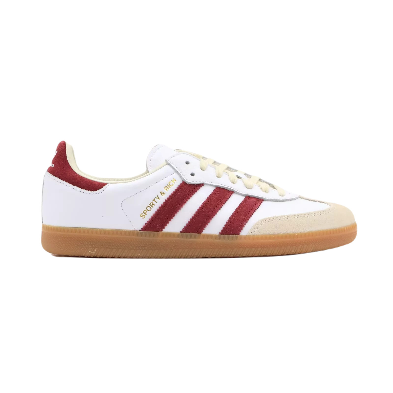 adidas Samba Sporty & Rich White Collegiate Burgundy