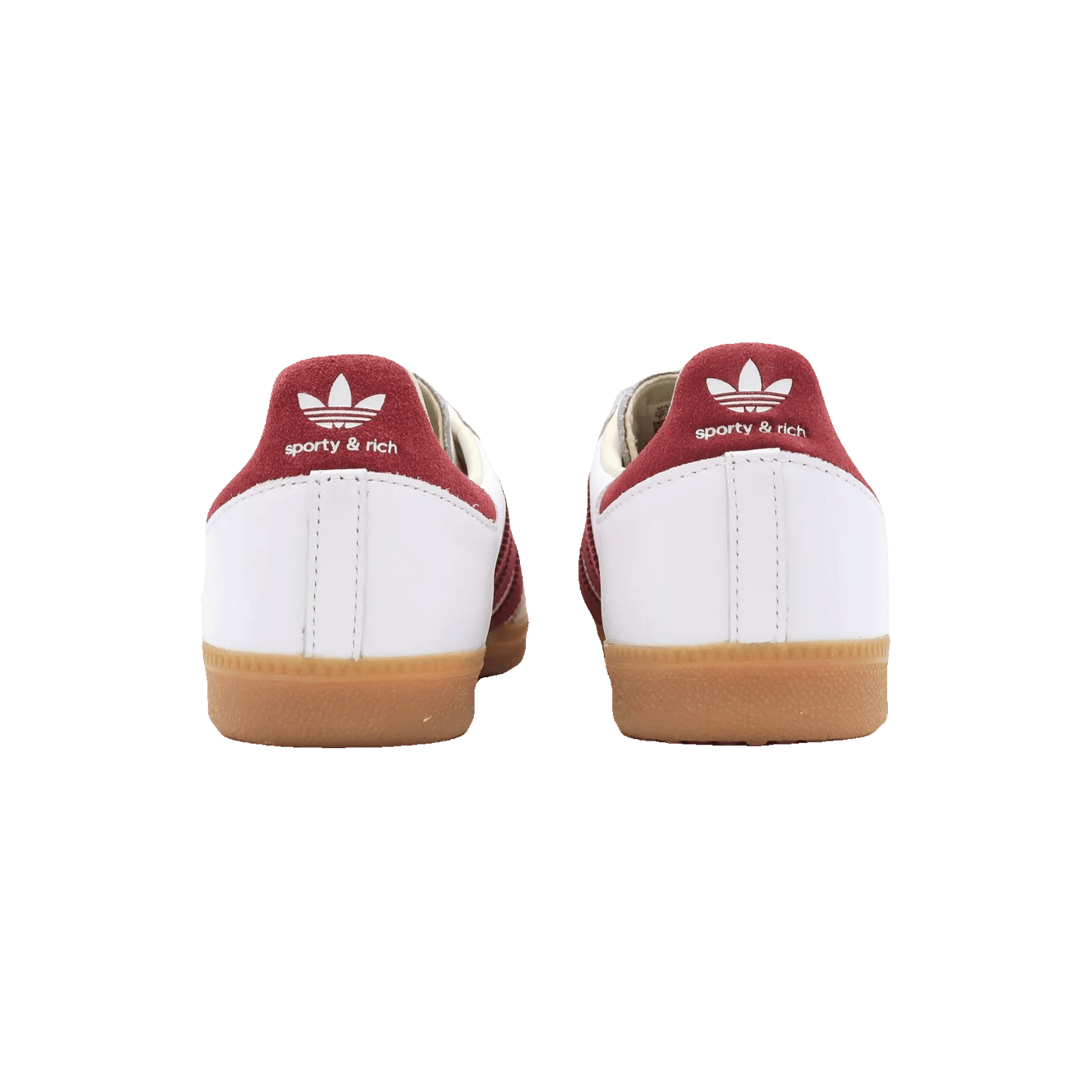 adidas Samba Sporty & Rich White Collegiate Burgundy Back