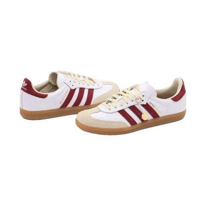 adidas Samba Sporty & Rich White Collegiate Burgundy Side