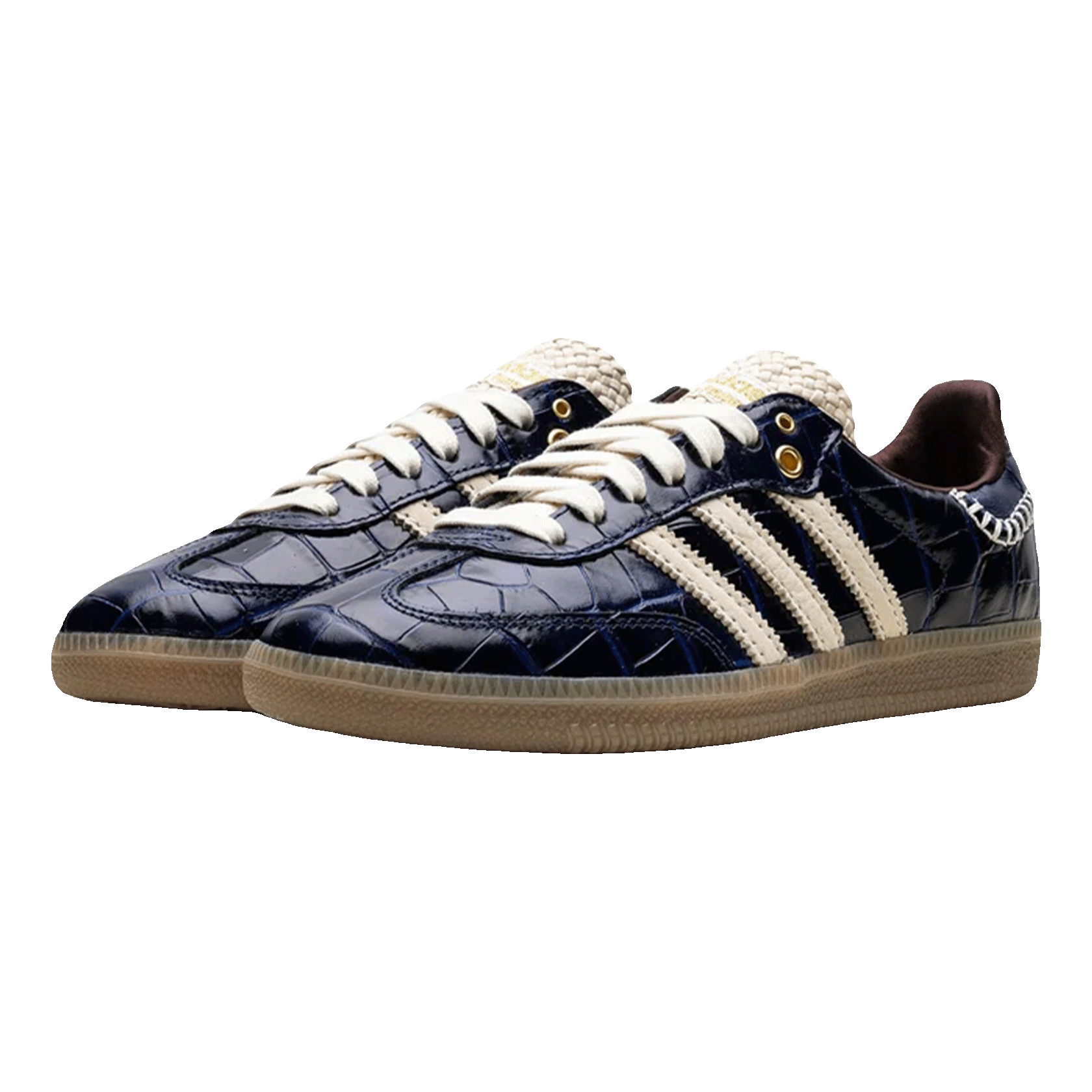 adidas Samba Wales Bonner Navy Croc Side