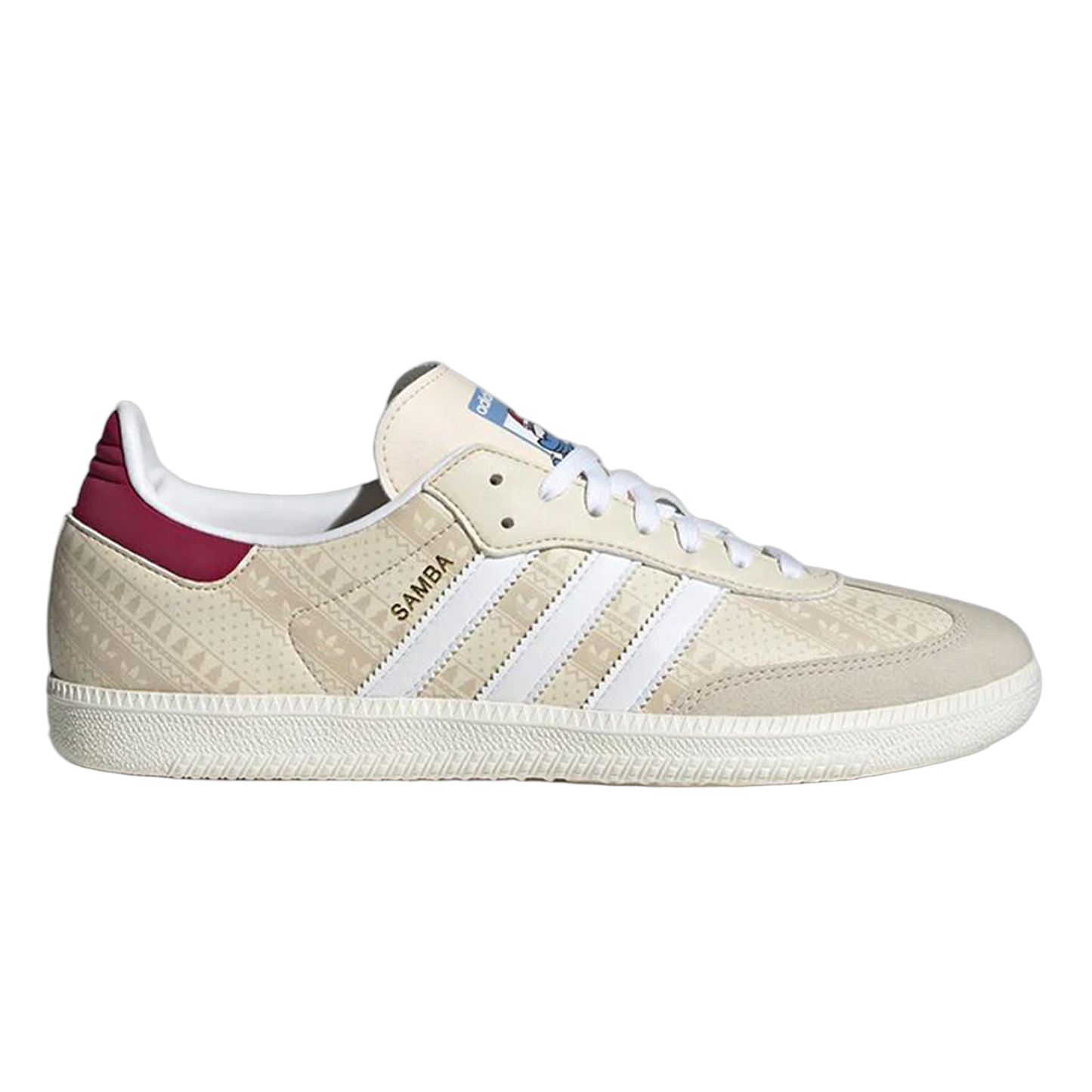 adidas Samba Wonder White Legacy Burgundy ID4198