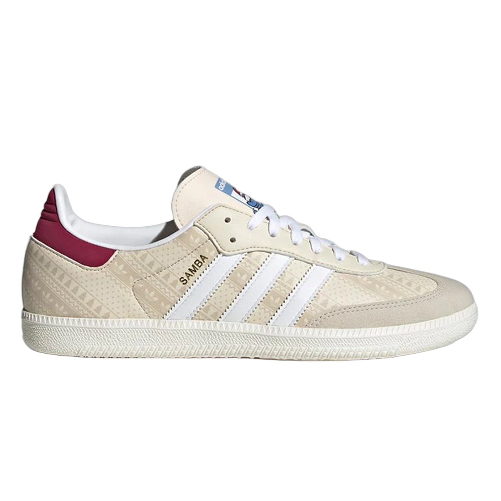 adidas Samba Wonder White Legacy Burgundy ID4198