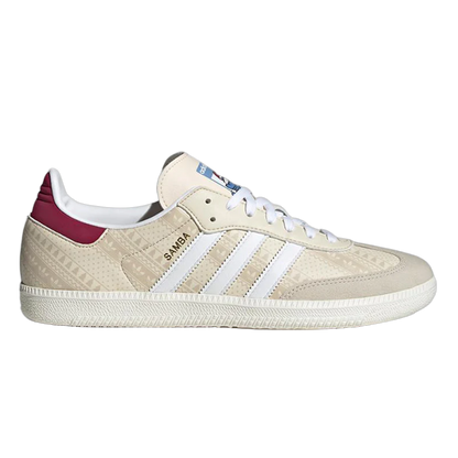 adidas Samba Wonder White Legacy Burgundy ID4198