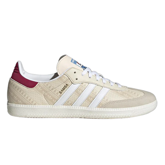adidas Samba Wonder White Legacy Burgundy ID4198