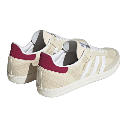 adidas Samba Wonder White Legacy Burgundy Back ID4198