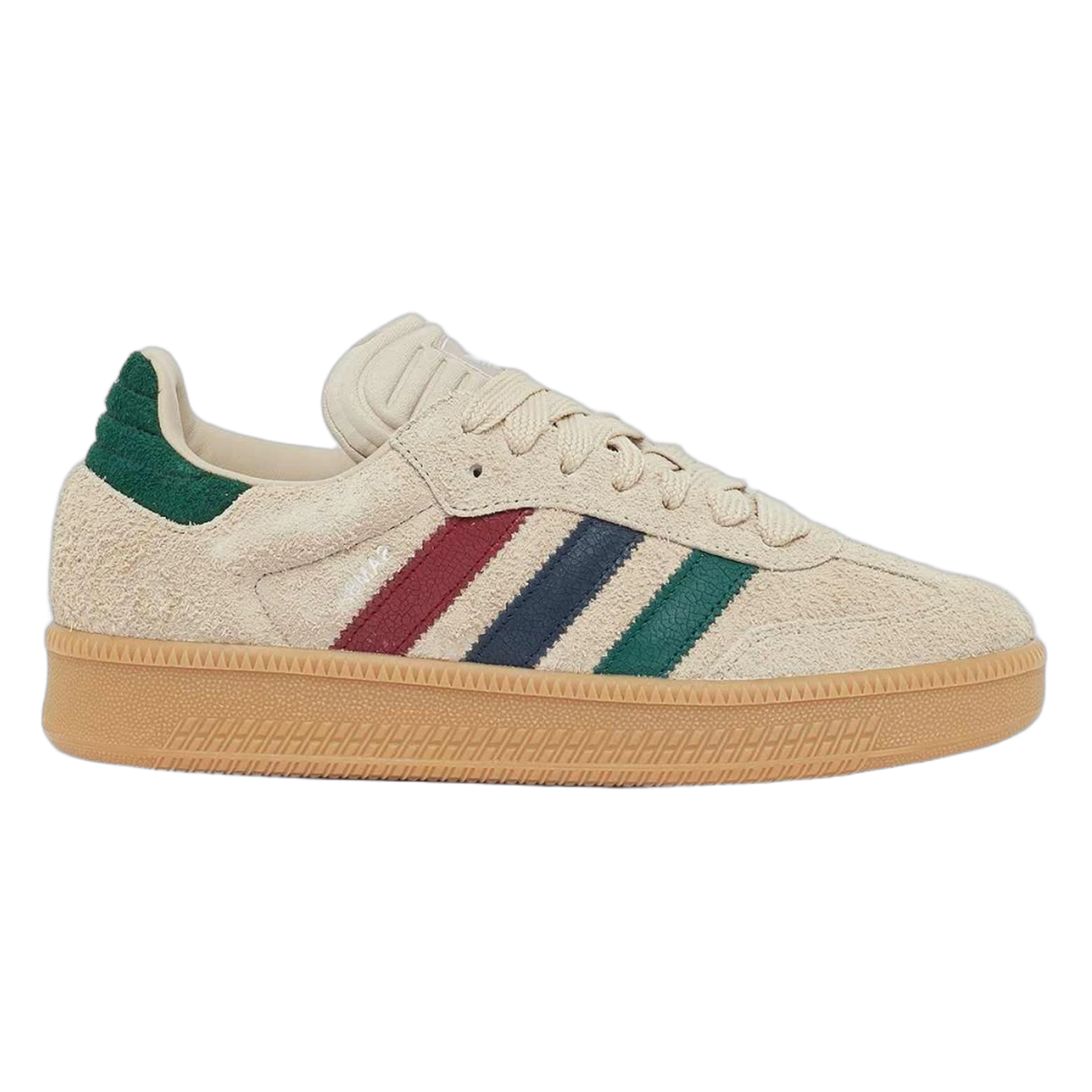 adidas Samba XLG Beige Green Burgundy JQ3067