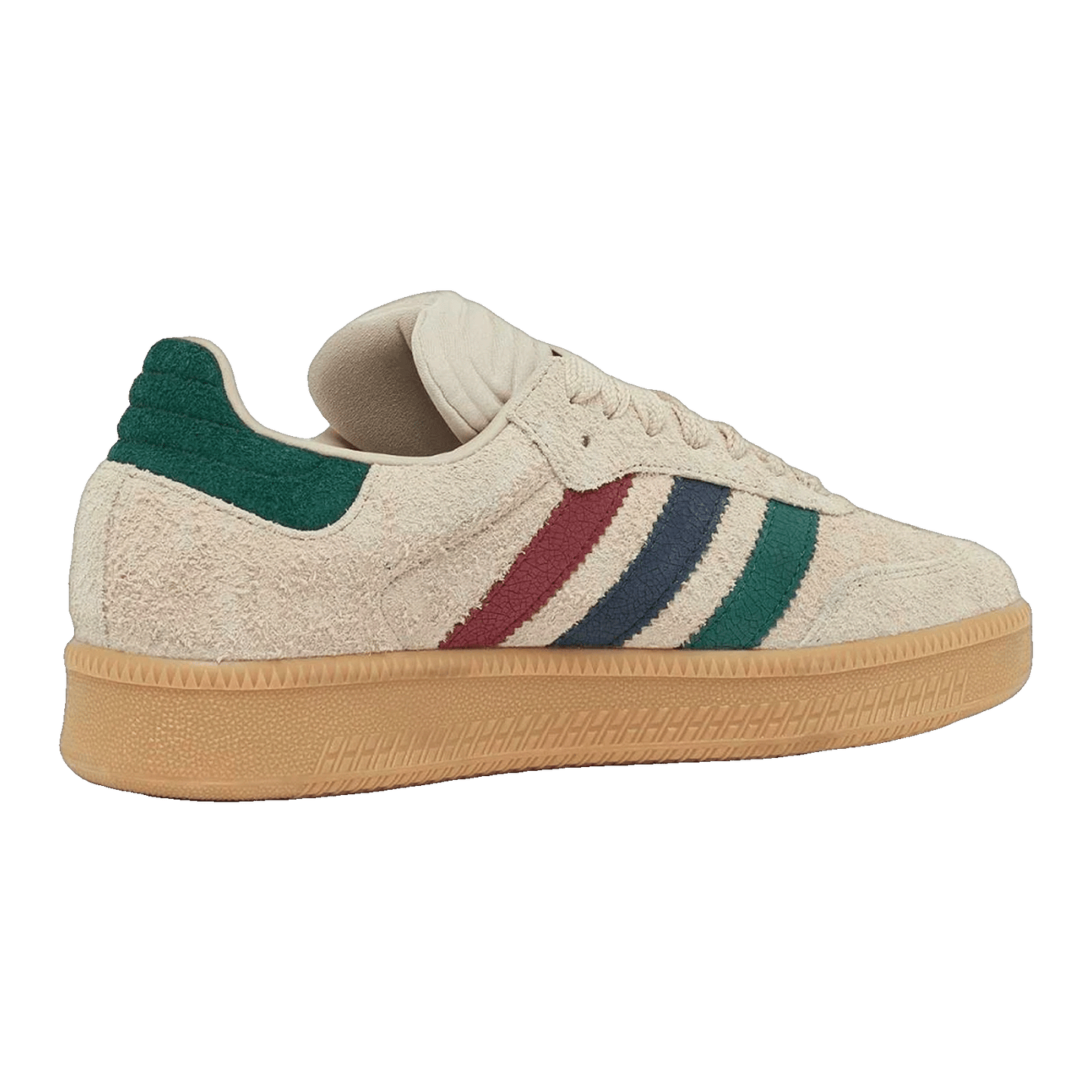 adidas Samba XLG Beige Green Burgundy Back JQ3067
