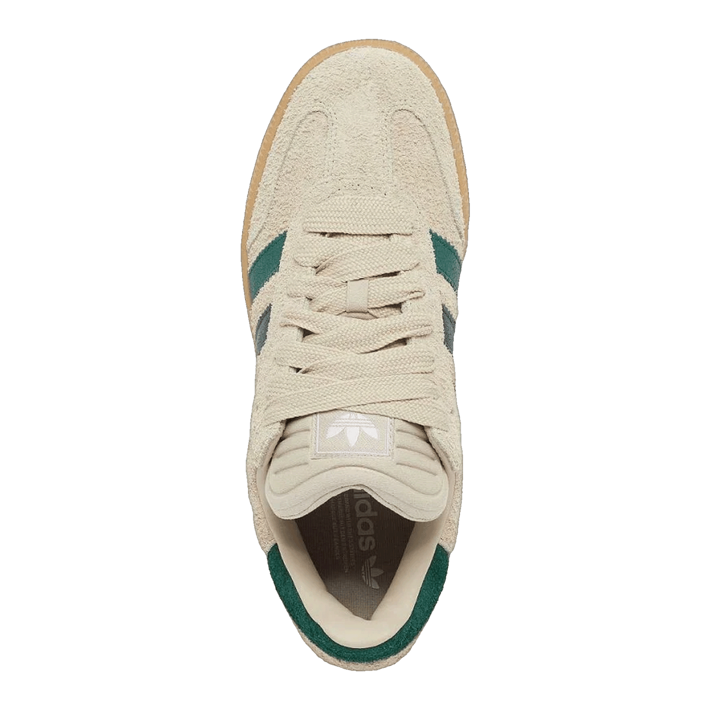 adidas Samba XLG Beige Green Burgundy Oben JQ3067