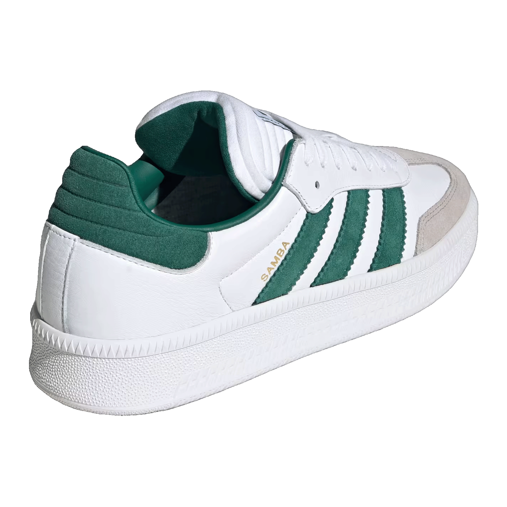 adidas Samba XLG Cloud White Collegiate Green Clear Granite Back JI3191