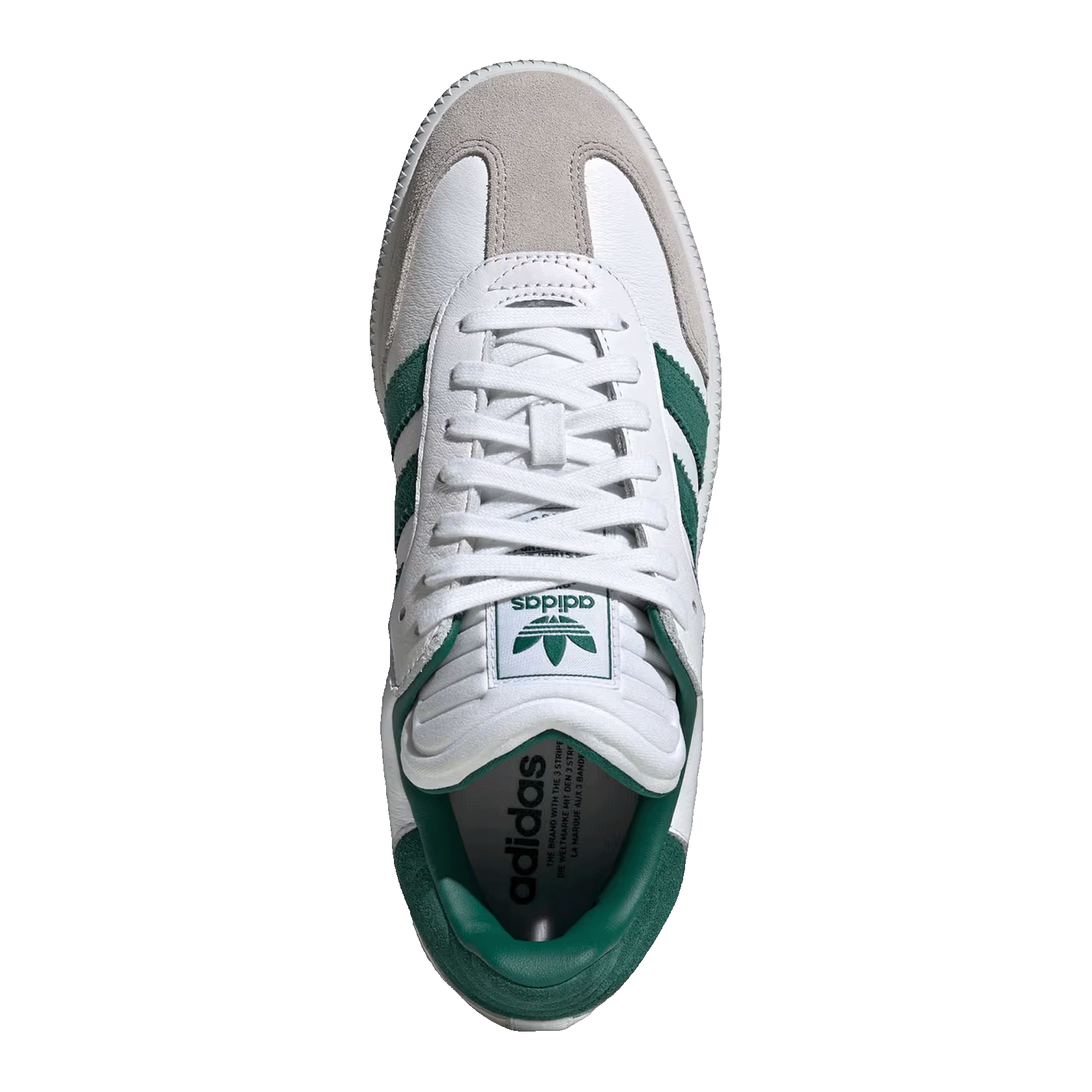 adidas Samba XLG Cloud White Collegiate Green Clear Granite Oben JI3191