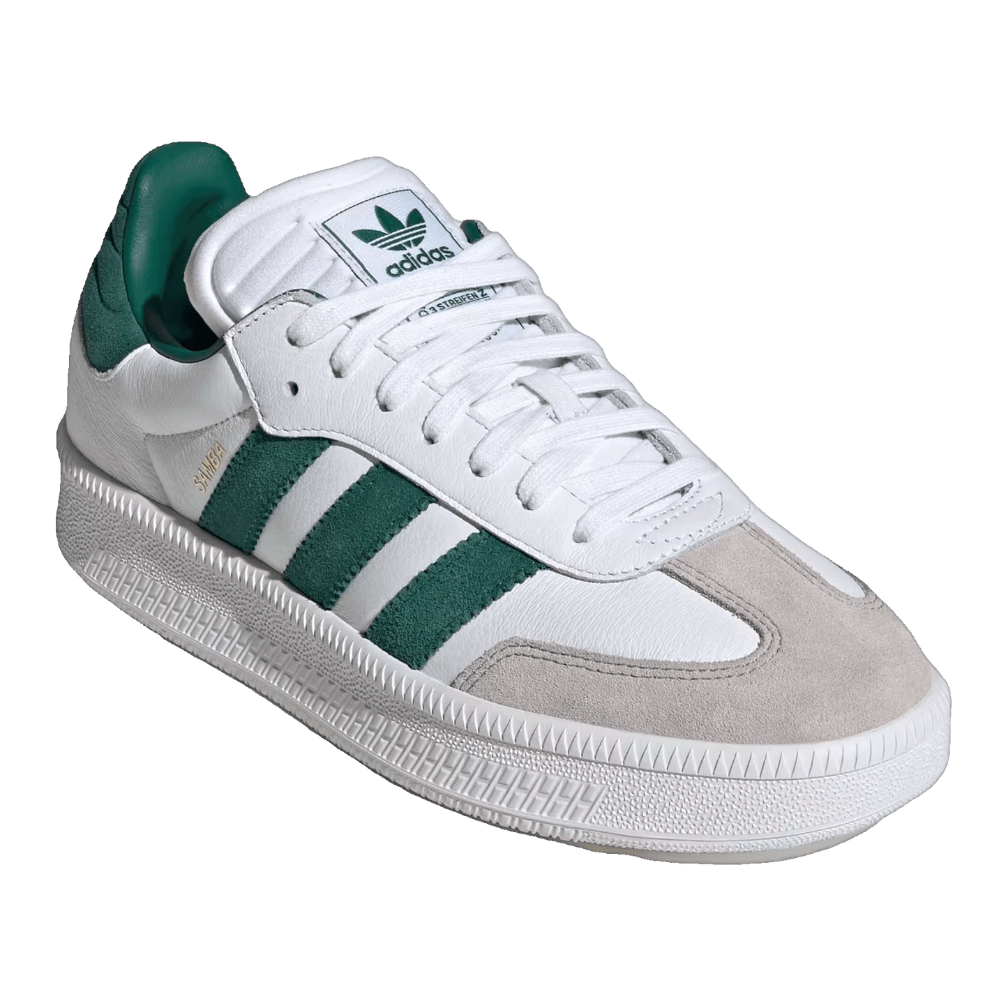 adidas Samba XLG Cloud White Collegiate Green Clear Granite Side JI3191