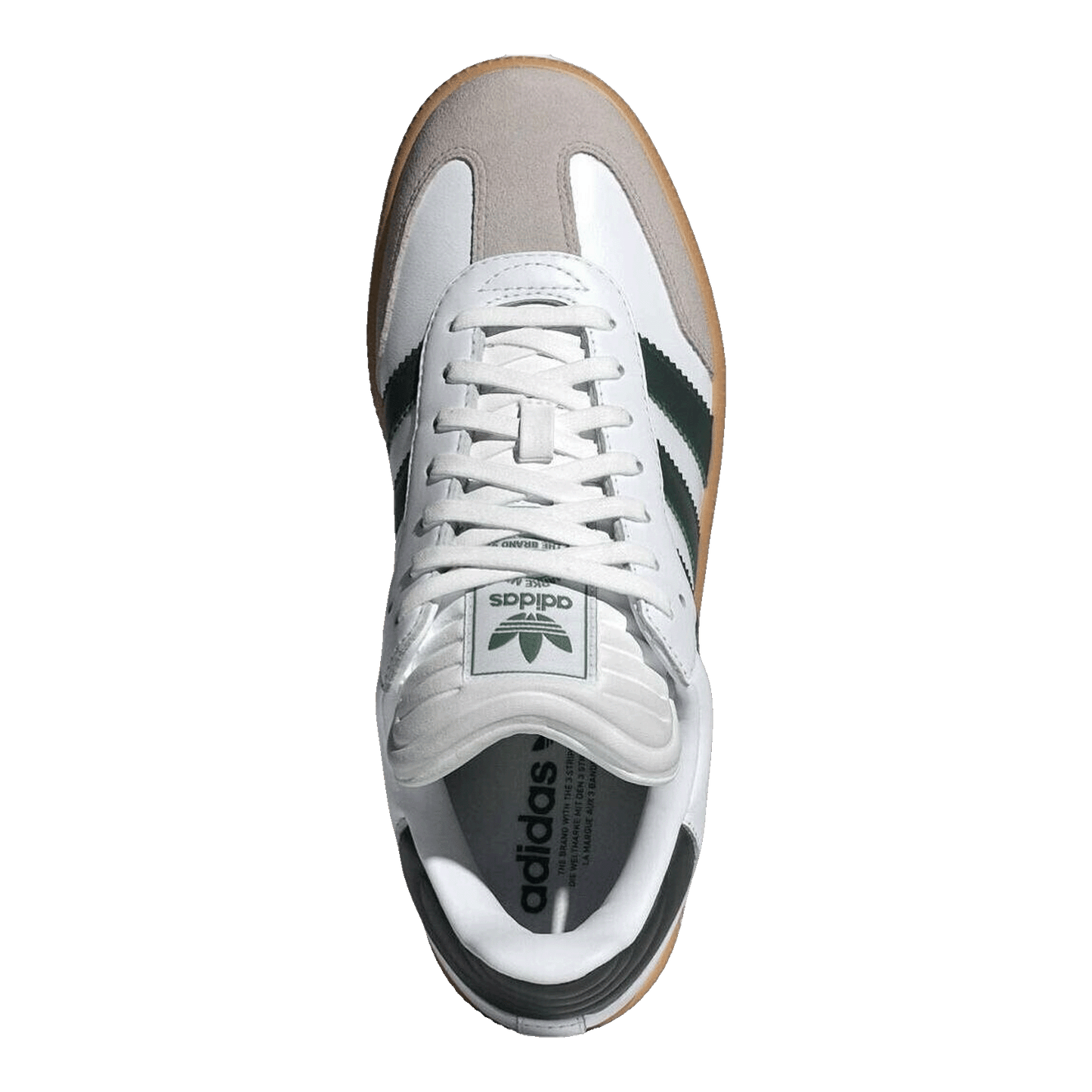 adidas Samba XLG Cloud White Collegiate Green Oben IE9181