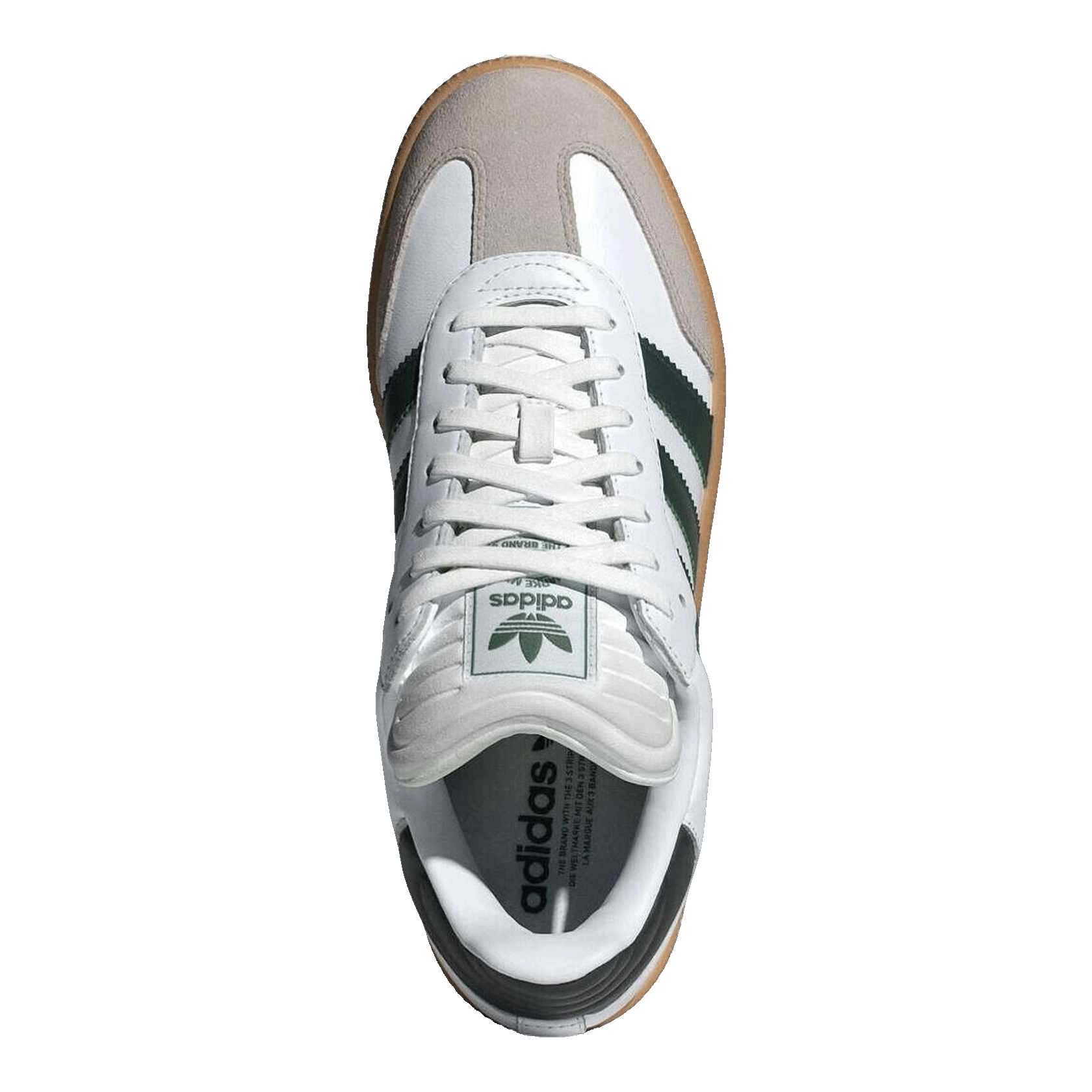 adidas Samba XLG Cloud White Collegiate Green Oben IE9181