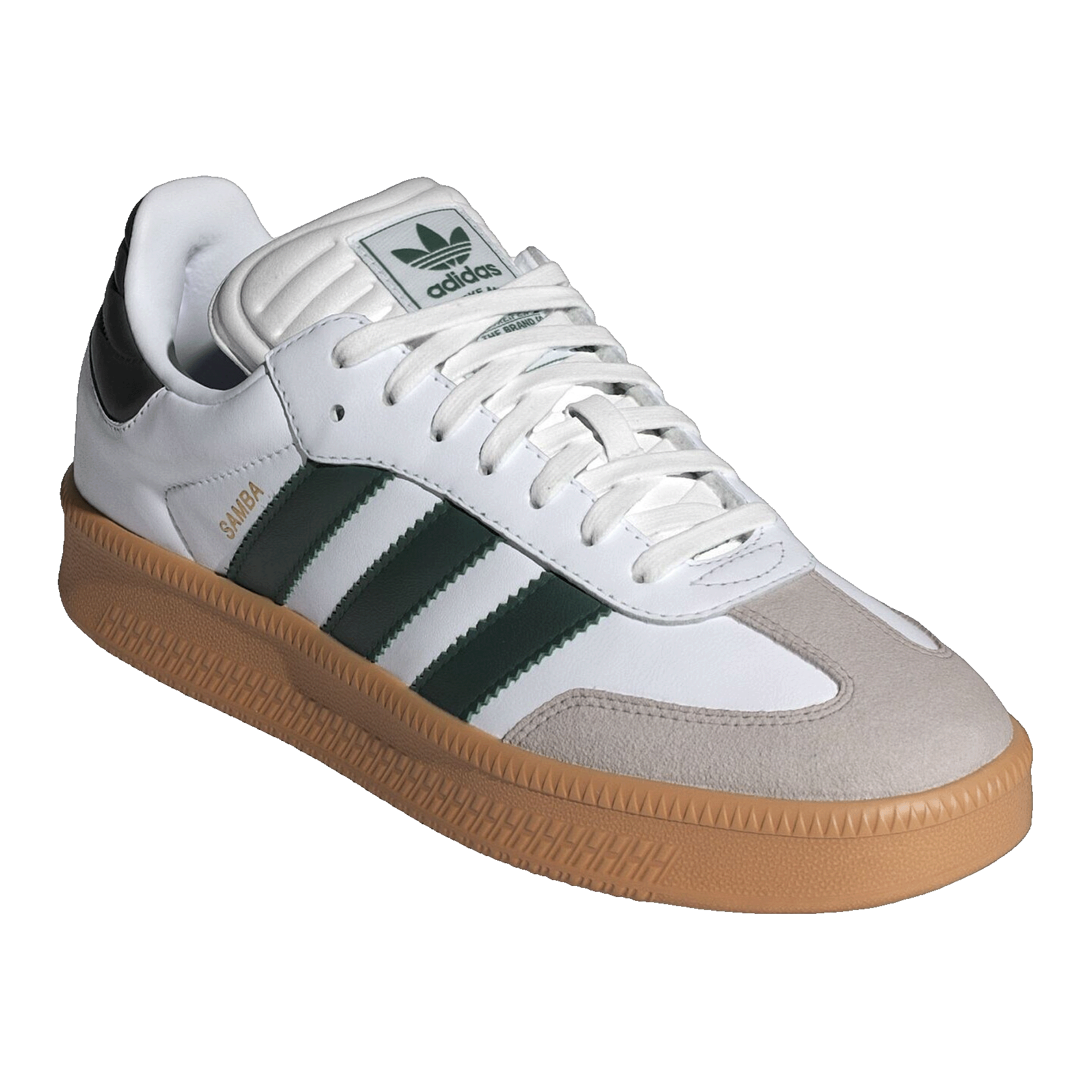 adidas Samba XLG Cloud White Collegiate Green Side IE9181