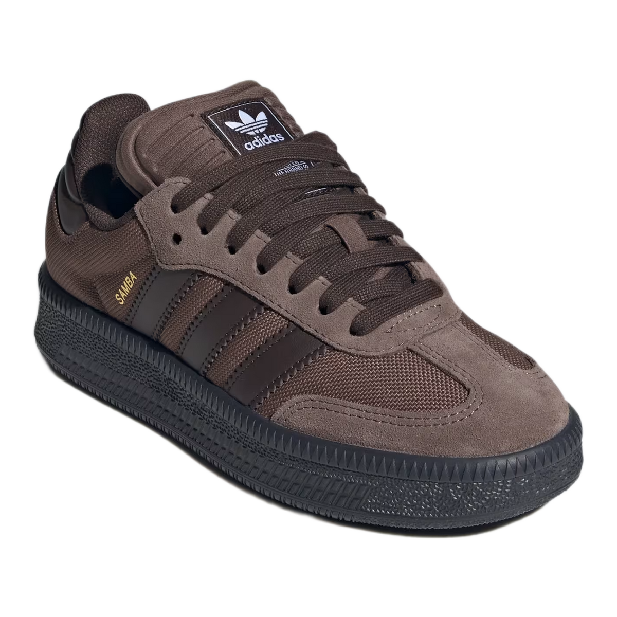 adidas Samba XLG Earth Strata Dark Brown (GS) Side JR7298