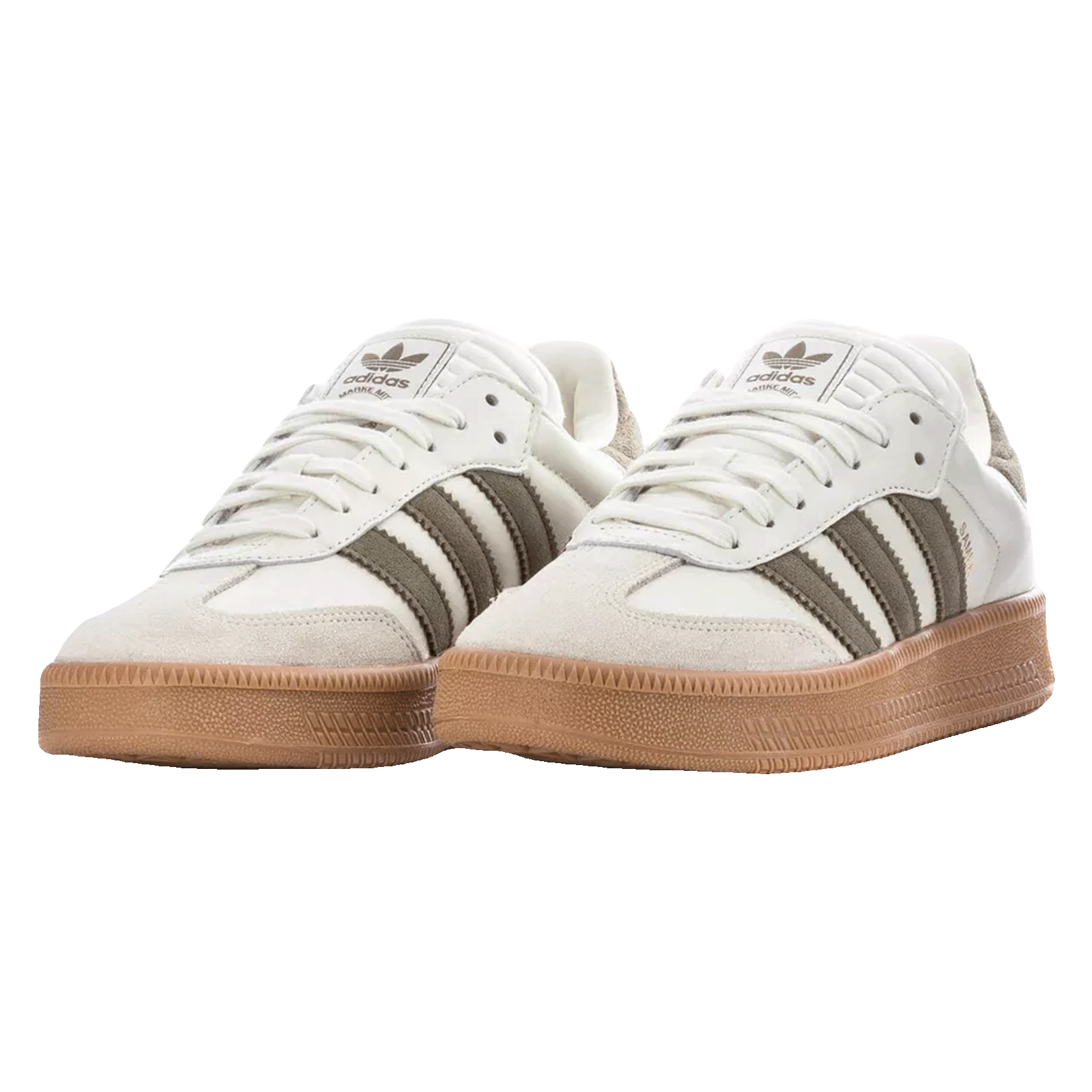 adidas Samba XLG Ivory Olive Strata Side