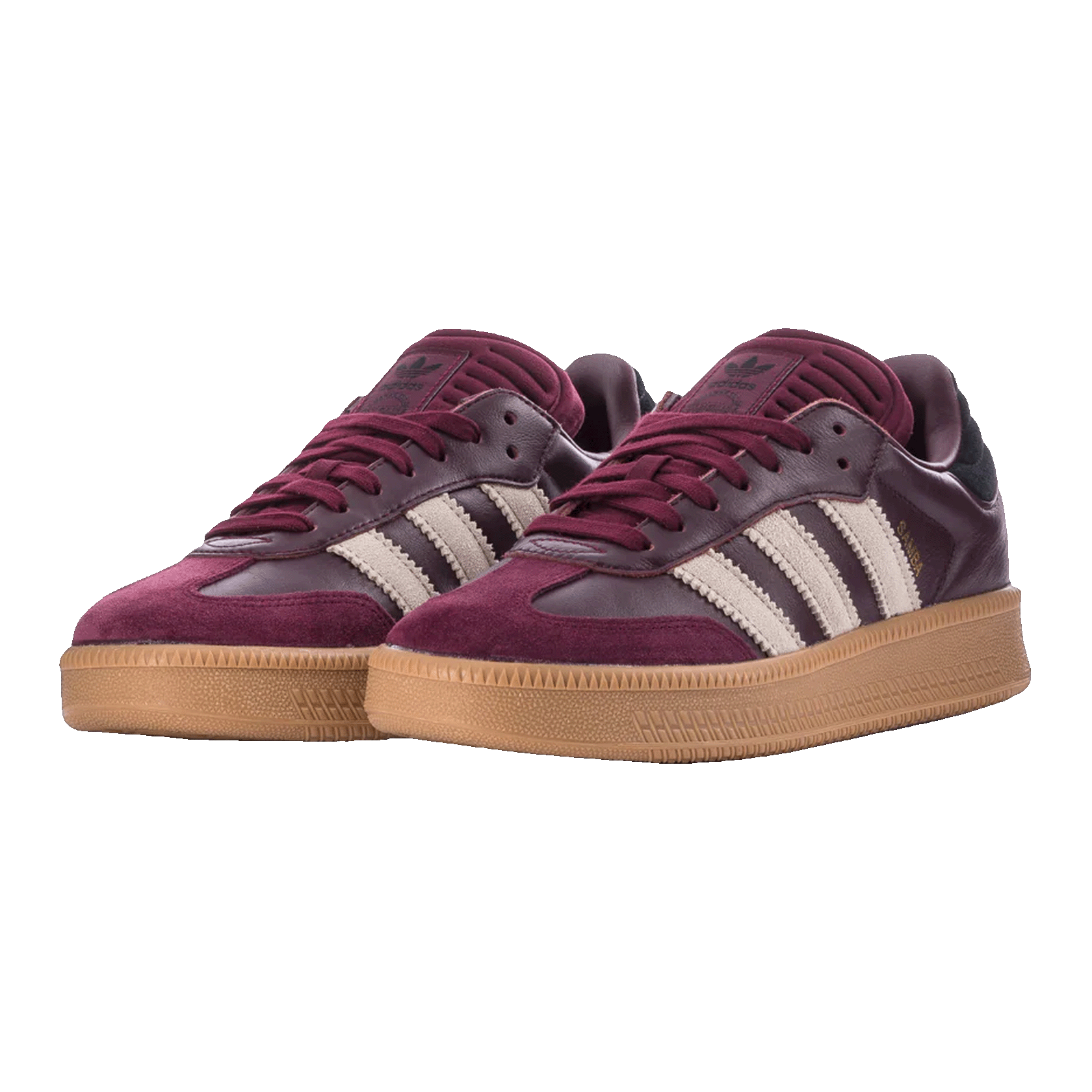 adidas Samba XLG Maroon Side JQ2388