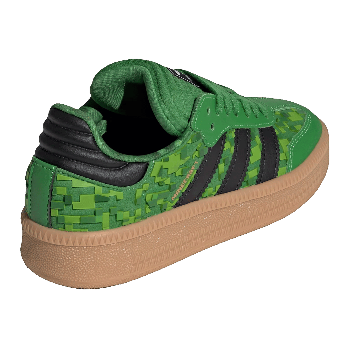 adidas Samba XLG Minecraft Green Black (GS) Back IH1732