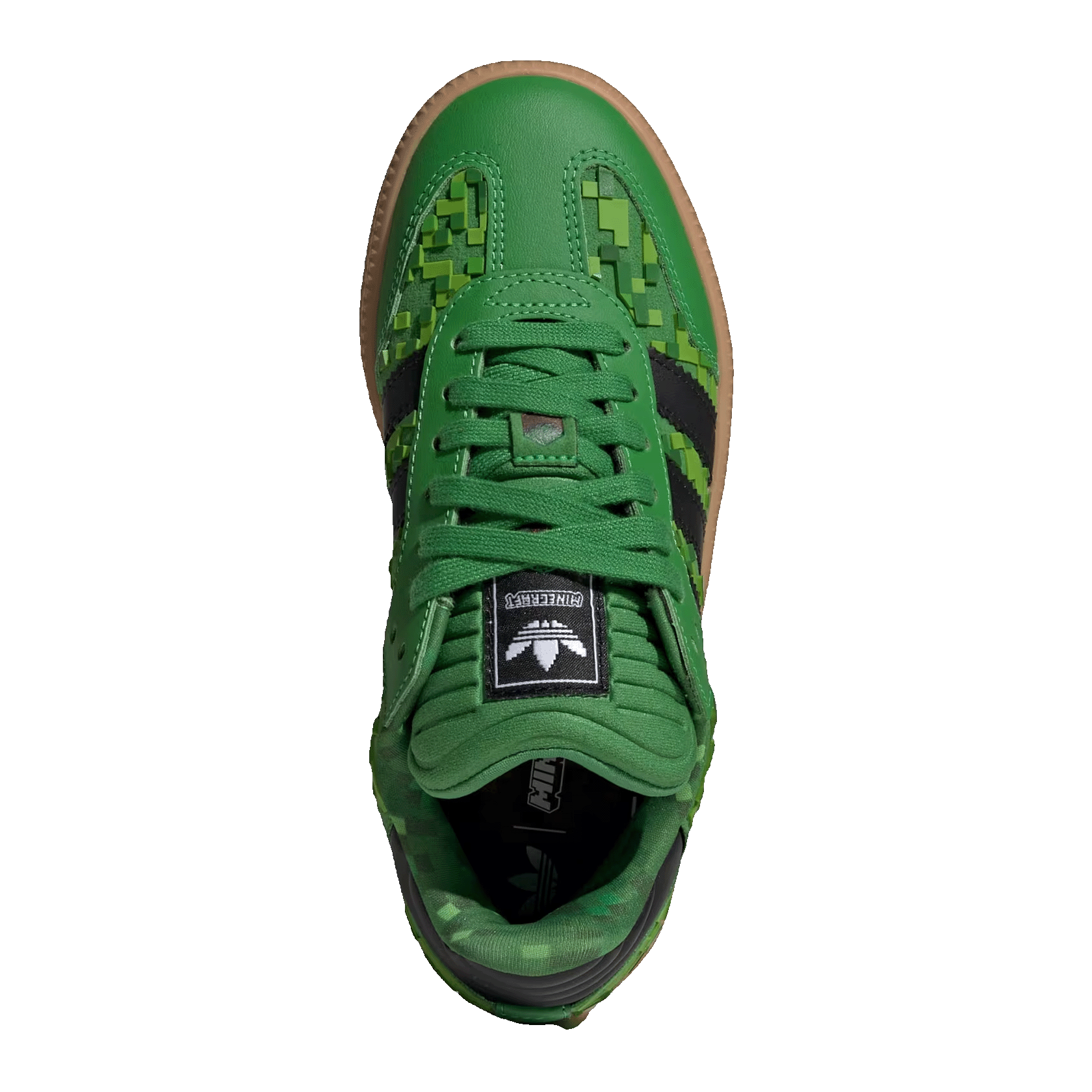 adidas Samba XLG Minecraft Green Black (GS) Oben IH1732