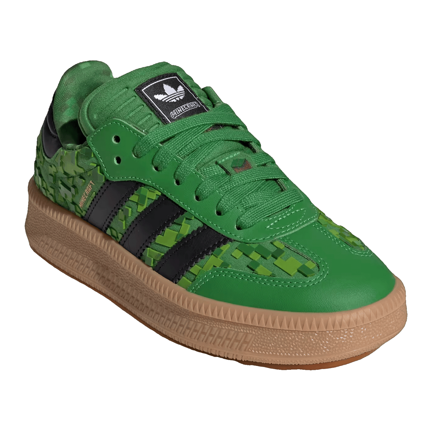 adidas Samba XLG Minecraft Green Black (GS) Side IH1732