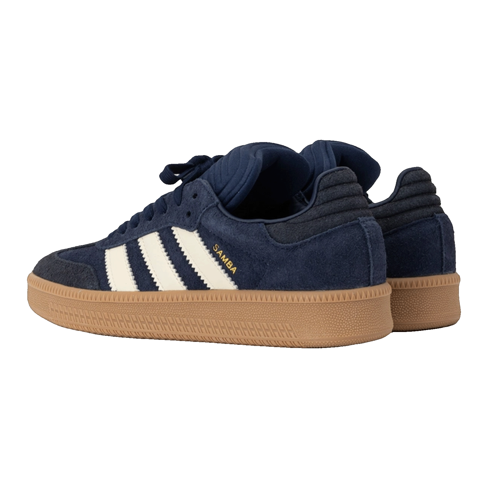 adidas Samba XLG Night Indigo Cream White Back JS3827