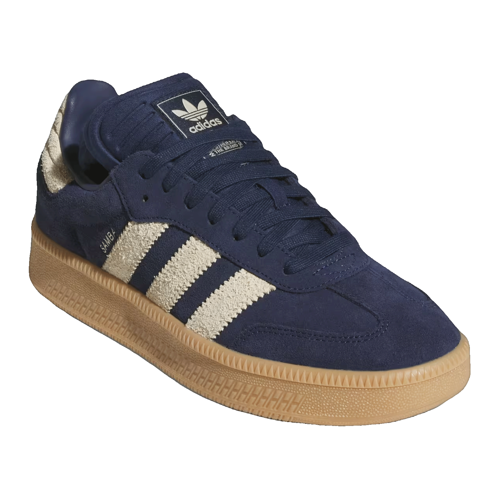 adidas Samba XLG Night Indigo Warm Vanilla Side JQ2885