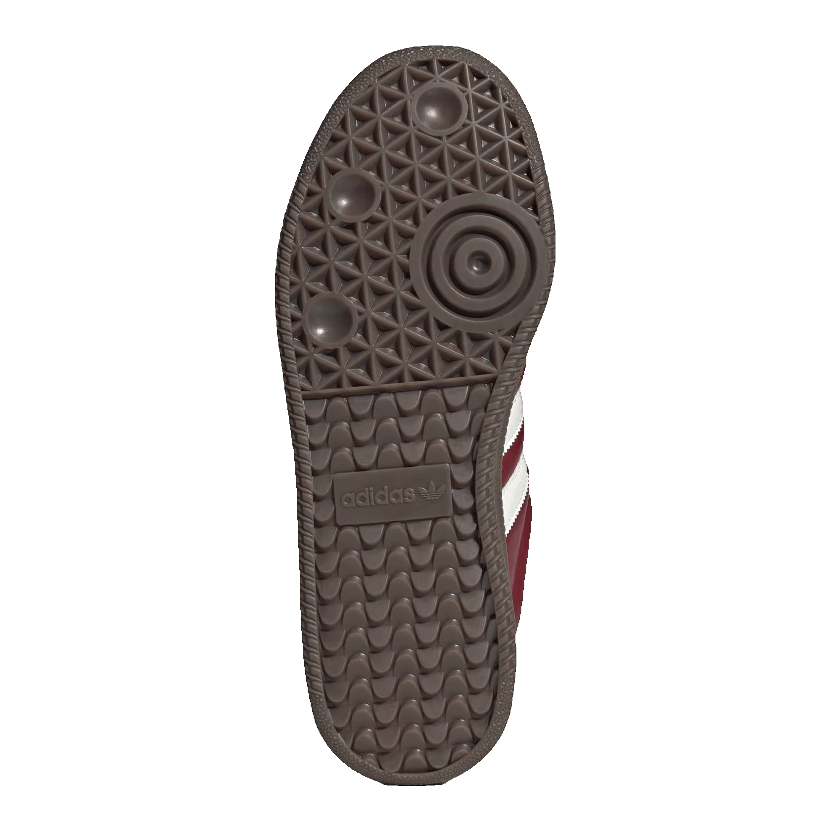 adidas Samba XLG Noble Maroon White Gum Sohle JR0925