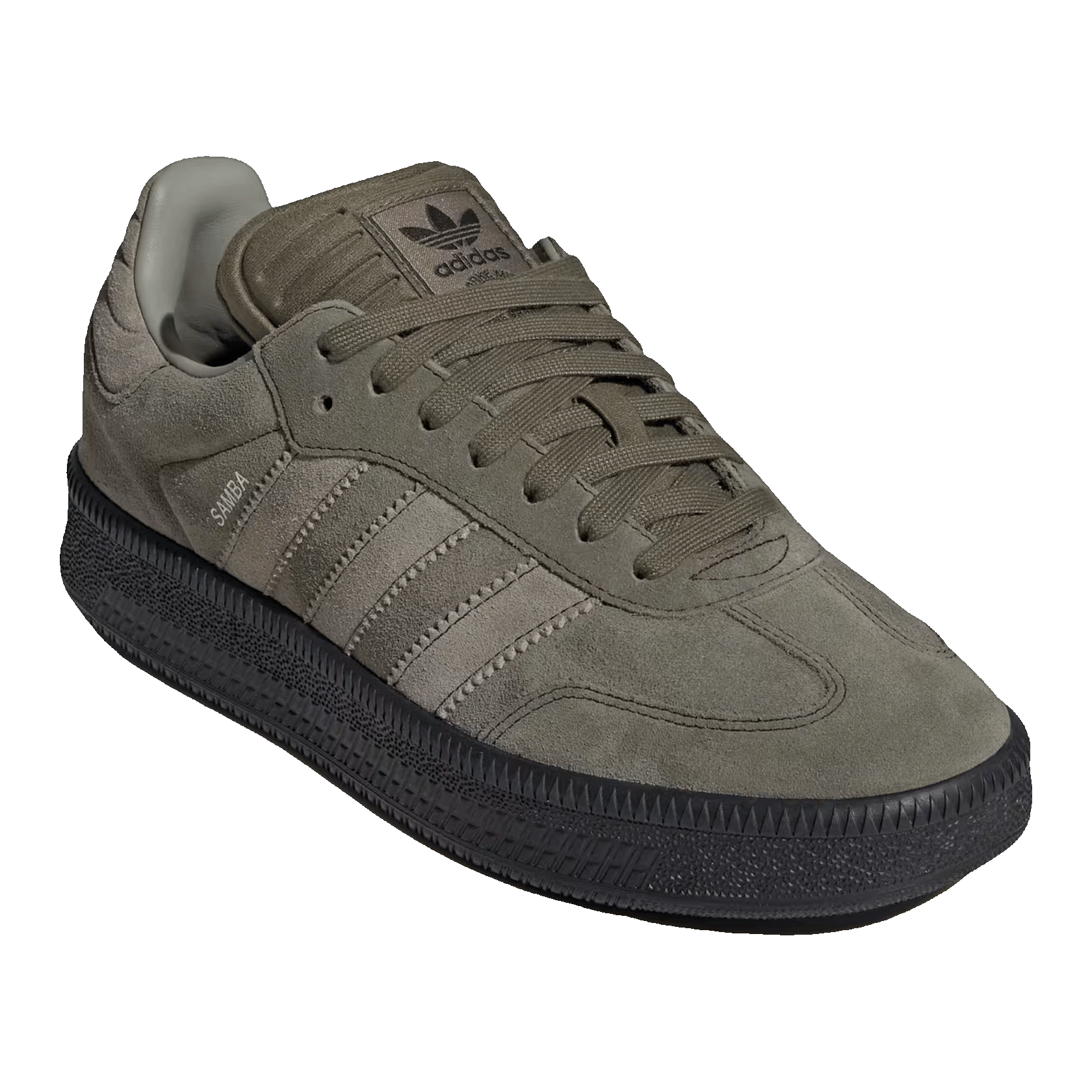 adidas Samba XLG Olive Strata Side ID3913