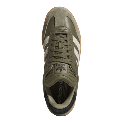 adidas Samba XLG Olive Strata Wonder Beige Gold Metallic Oben JQ2387